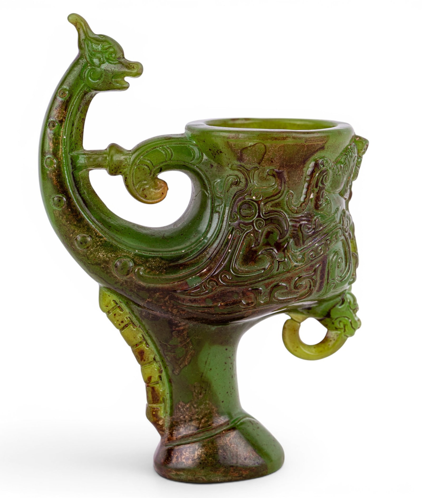 Chinese Green Hardstone Wine Cup (1 of 10)