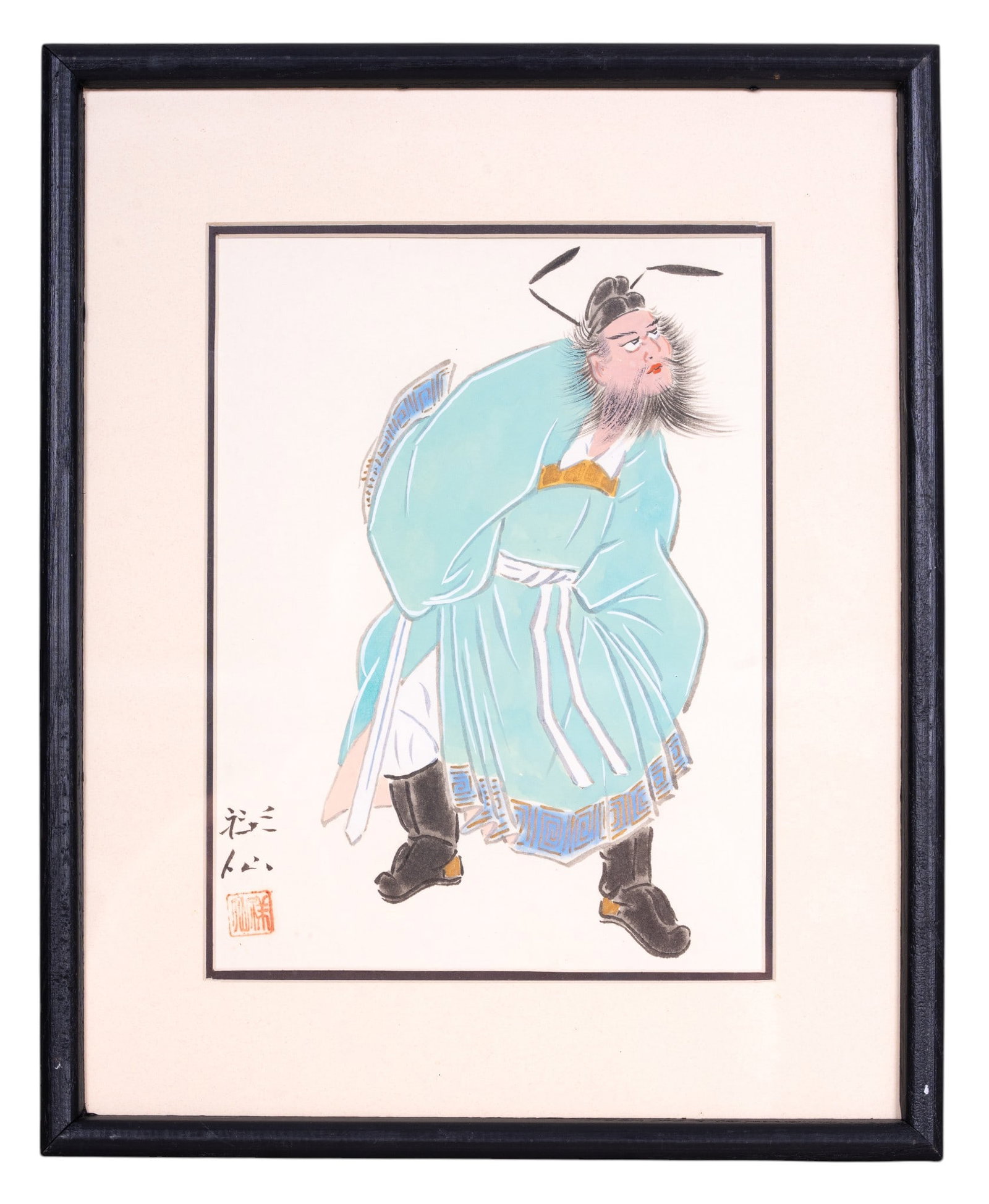 Signed Japanese Woodblock Print (1 of 5)