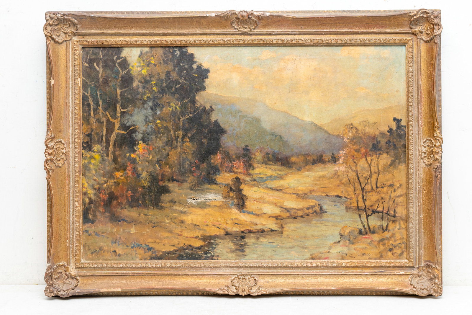 Large Oil on Canvas Landscape (1 of 6)