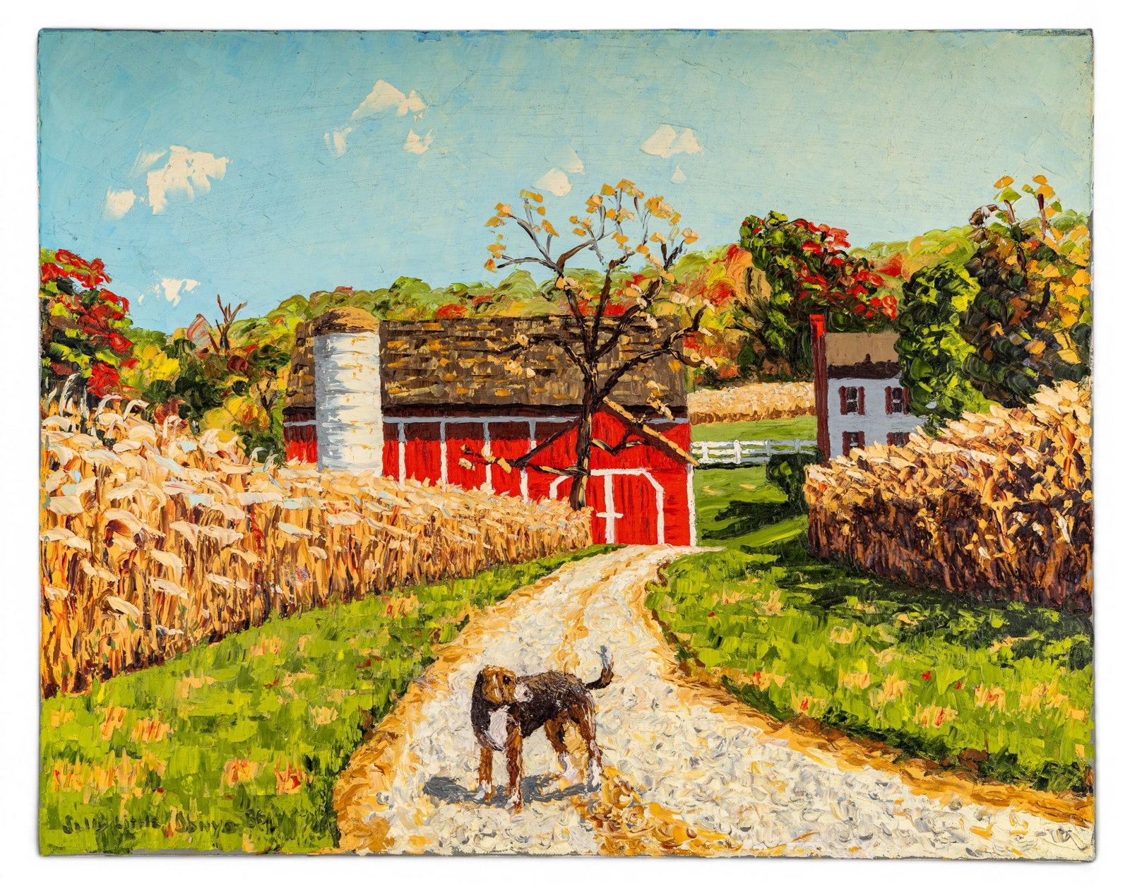 Oil on Canvas "Hound Dog.." by Sally Little Danyo (1 of 9)