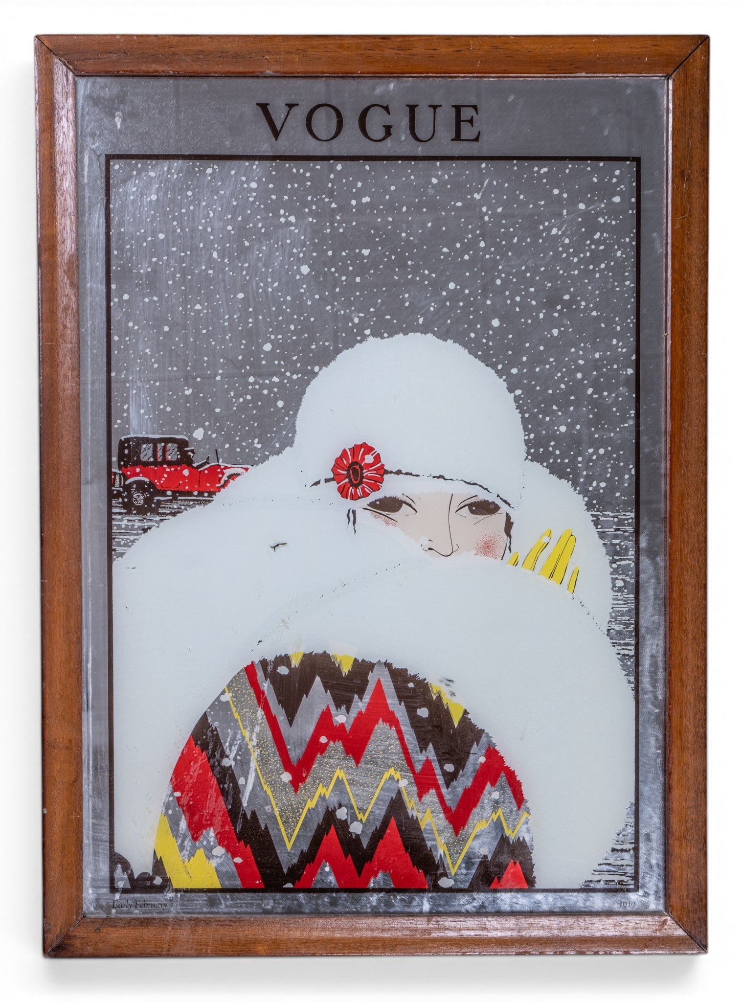Vogue 1919 Cover Repro on Mirror (1 of 7)