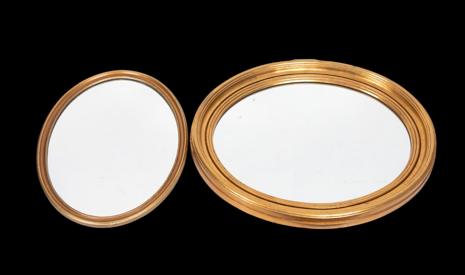Vintage Oval Gold Tone Mirrors (2) (1 of 13)