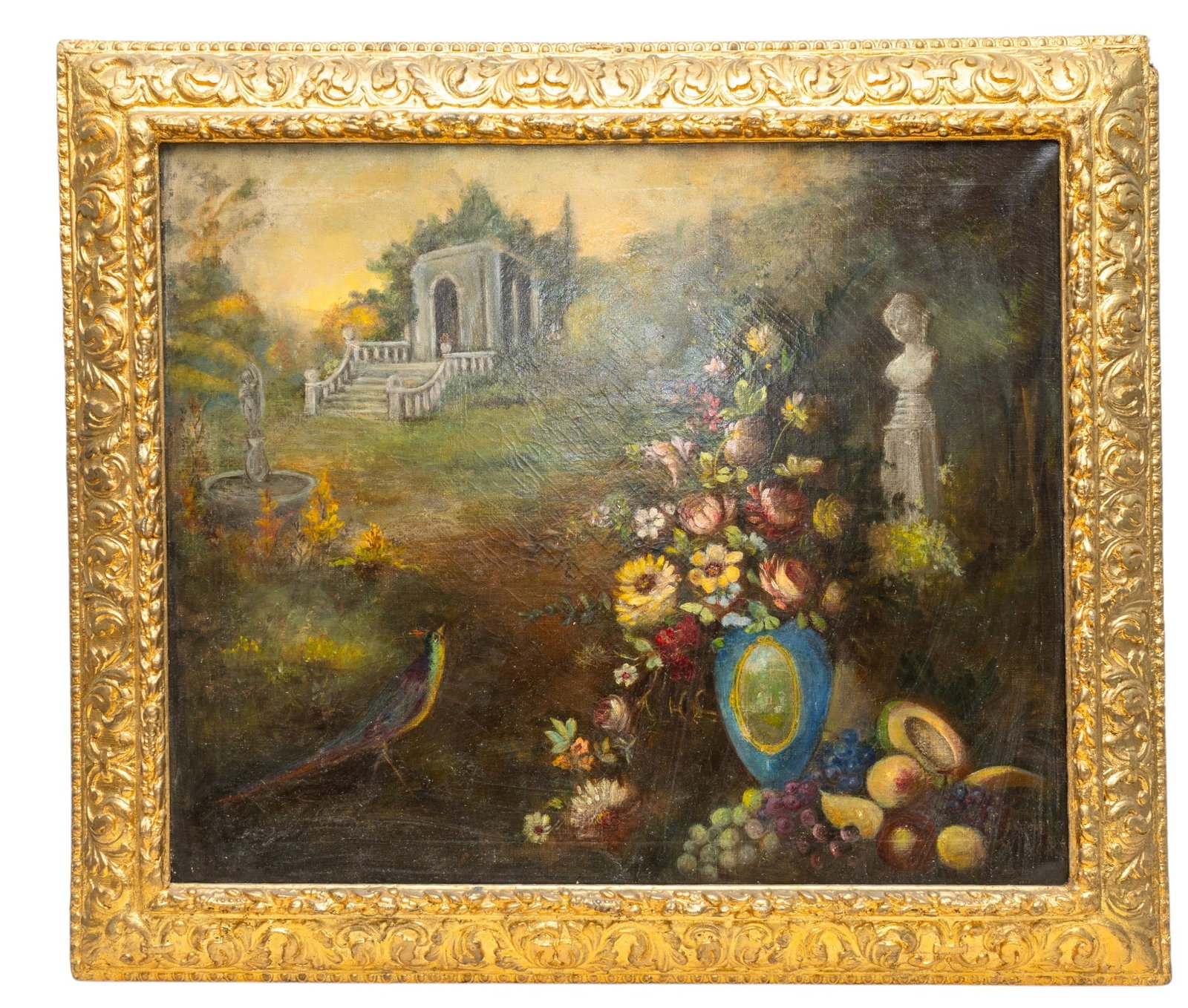 19C O/C Classical Garden Scene (1 of 8)