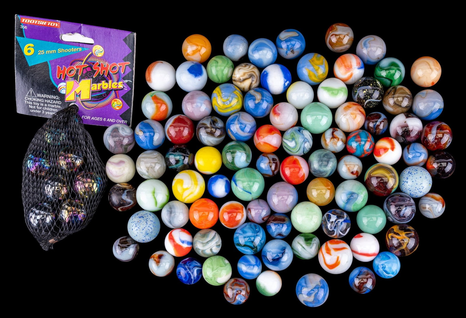 Assortment of Glass Shooter Marbles (1 of 5)