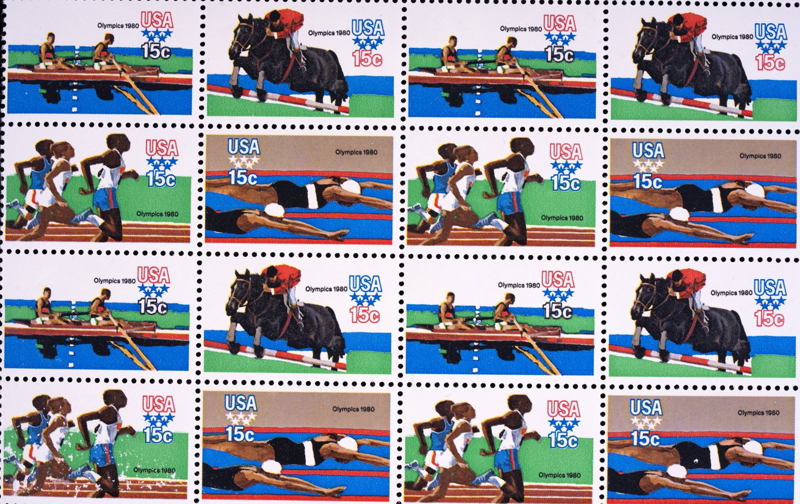 Uncanceled U.S. Postage Stamp Sheets - 12