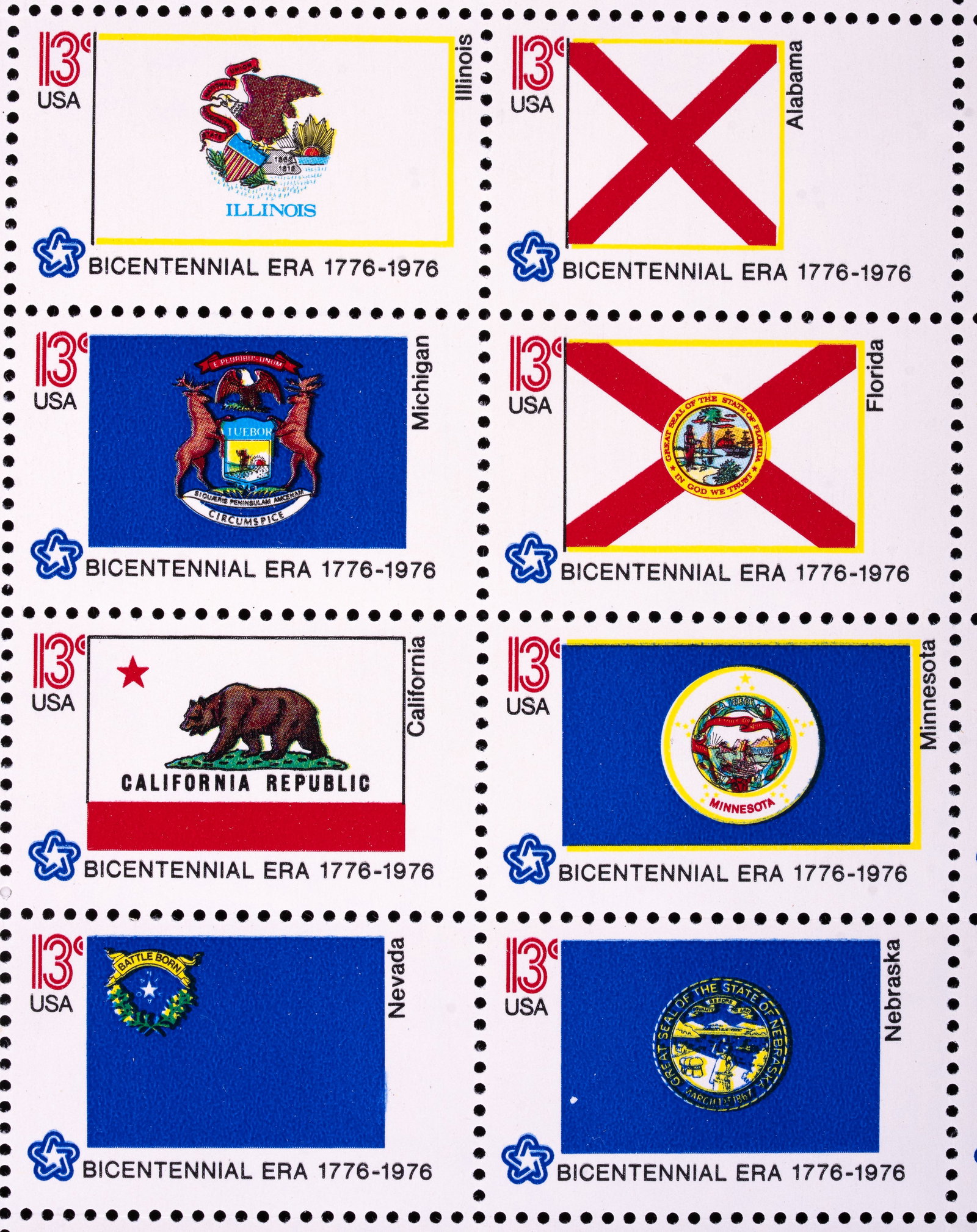 Uncanceled U.S. Postage Stamp Sheets - 8