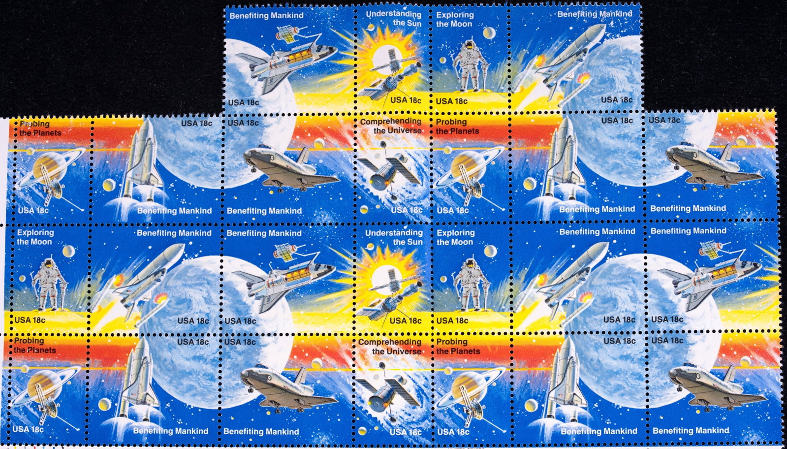 Uncanceled U.S. Postage Stamp Sheets - 9