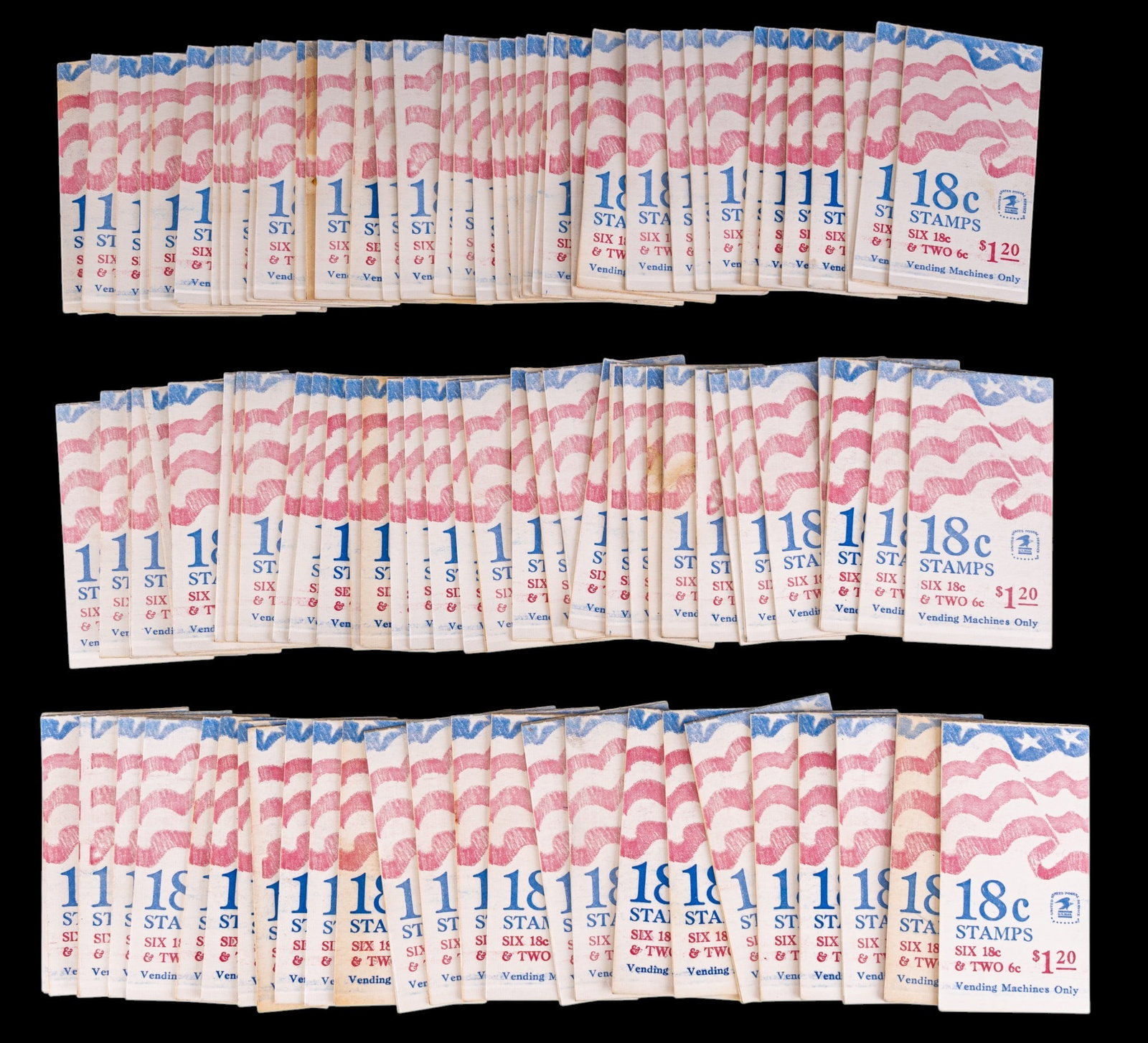 Large Lot of USPS 18 Cent Stamp Booklets (1 of 4)