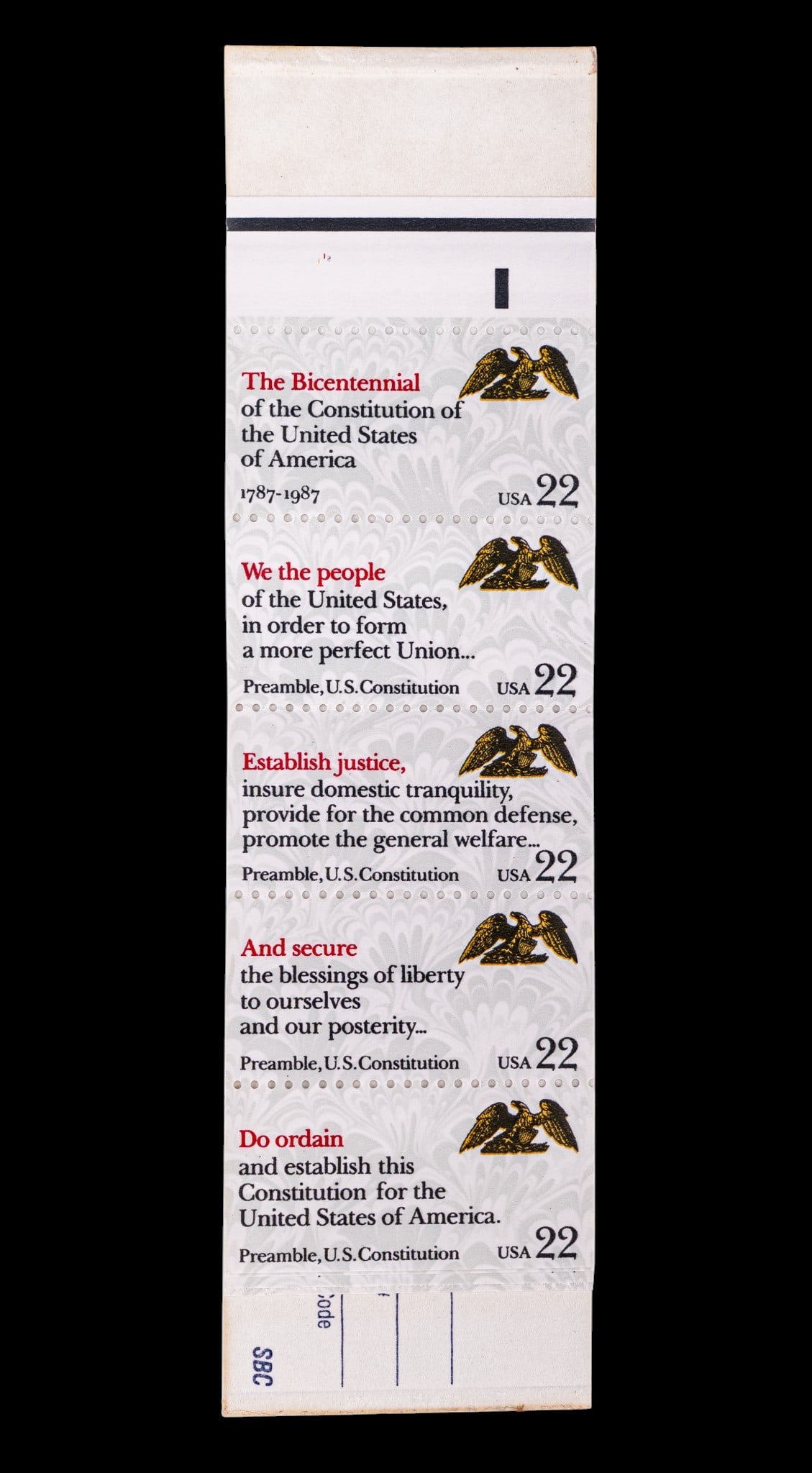 USPS Stamp Booklets - 9