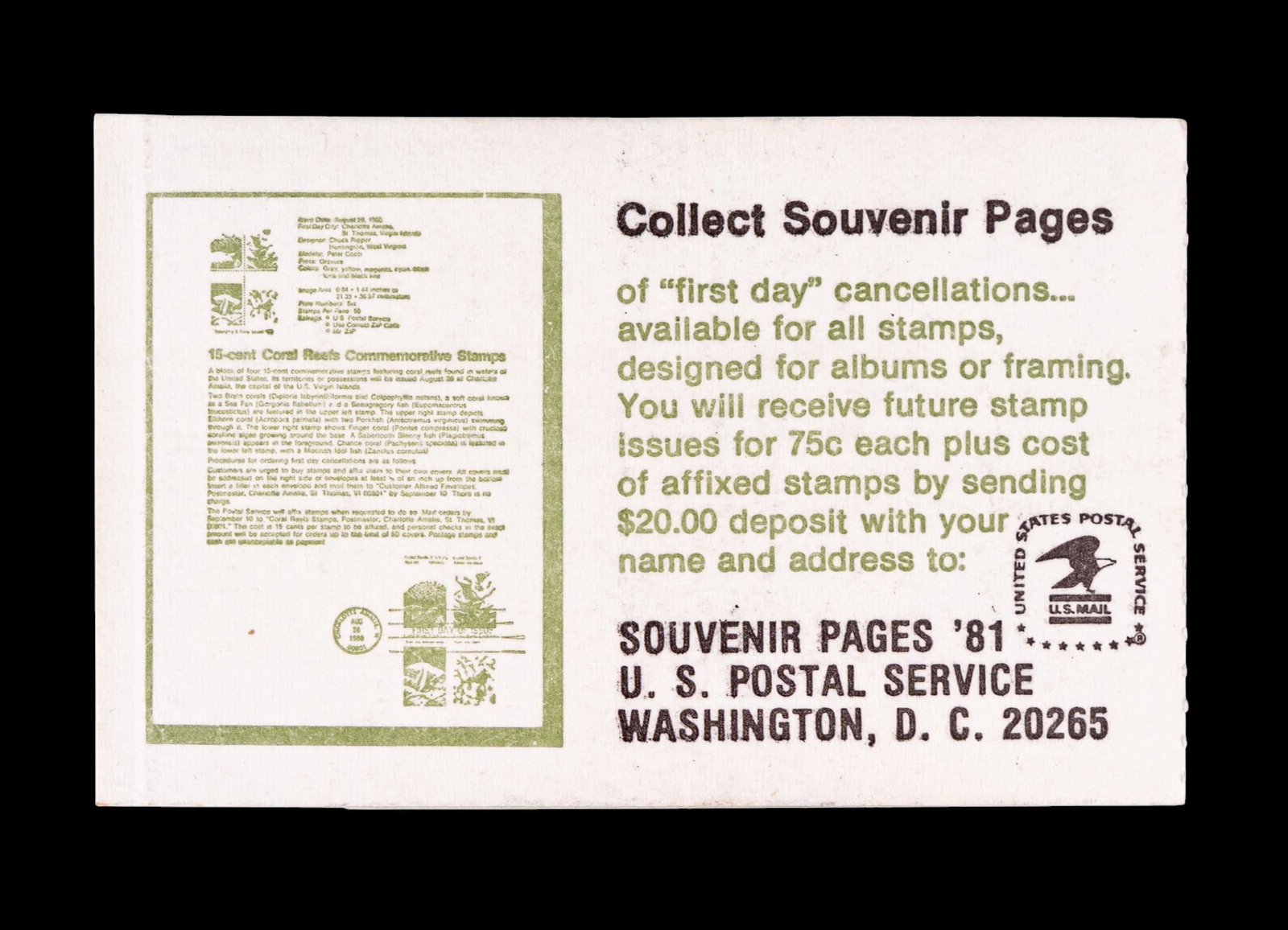 USPS Stamp Booklets - 15