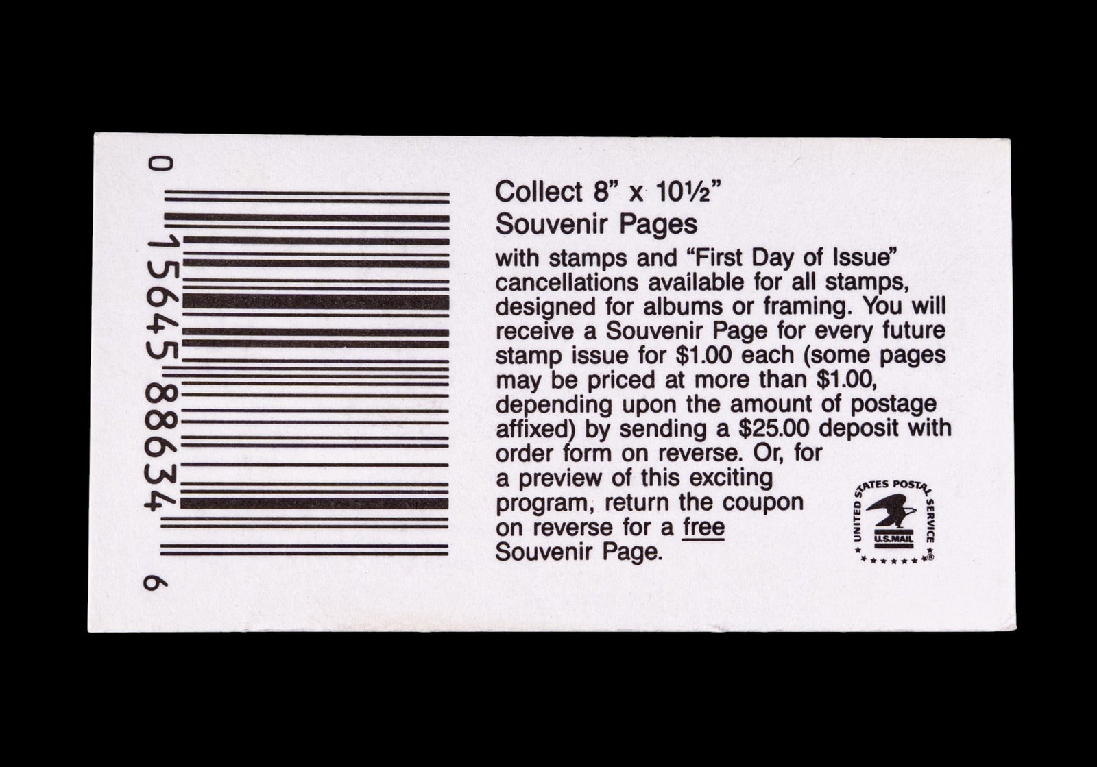 USPS Stamp Booklets - 9