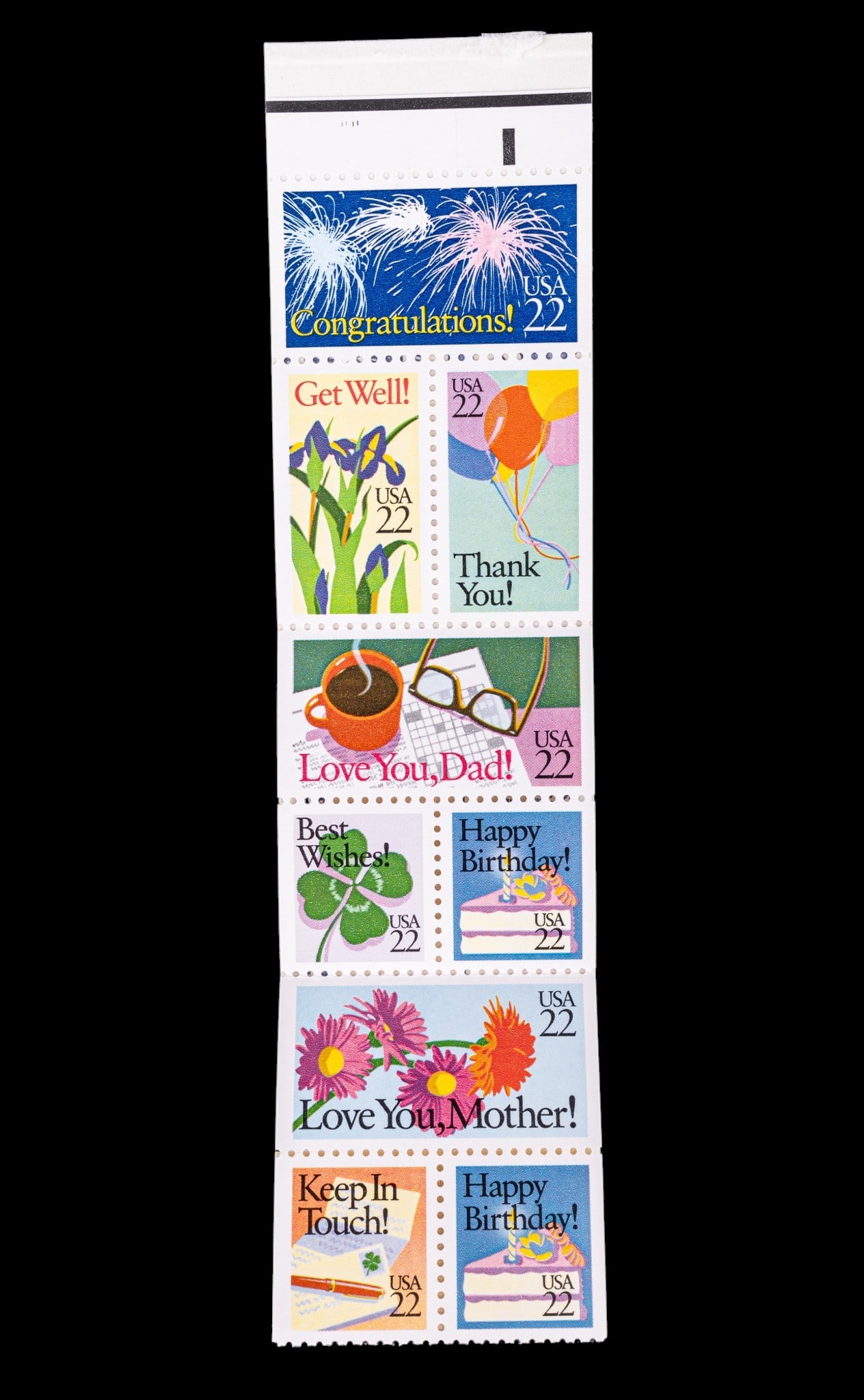 USPS 22c Additional Ounce Stamp Booklets - 3
