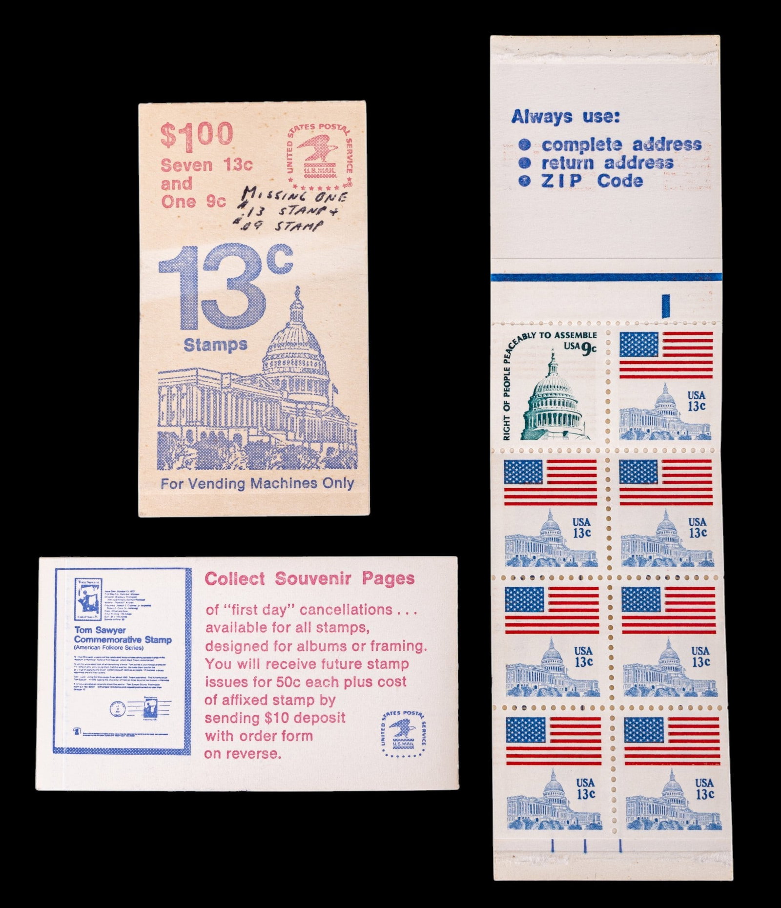 USPS Stamp Booklets - 5