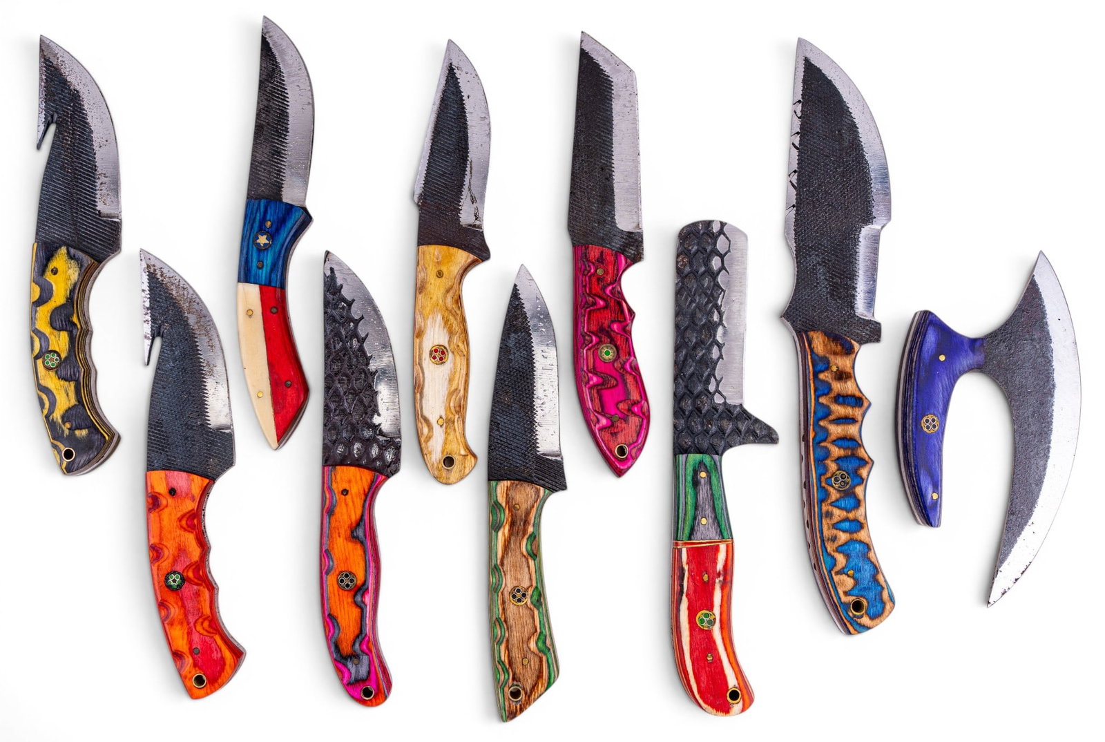 Artisan Handmade Knives, Various Forms (10pc) (1 of 10)