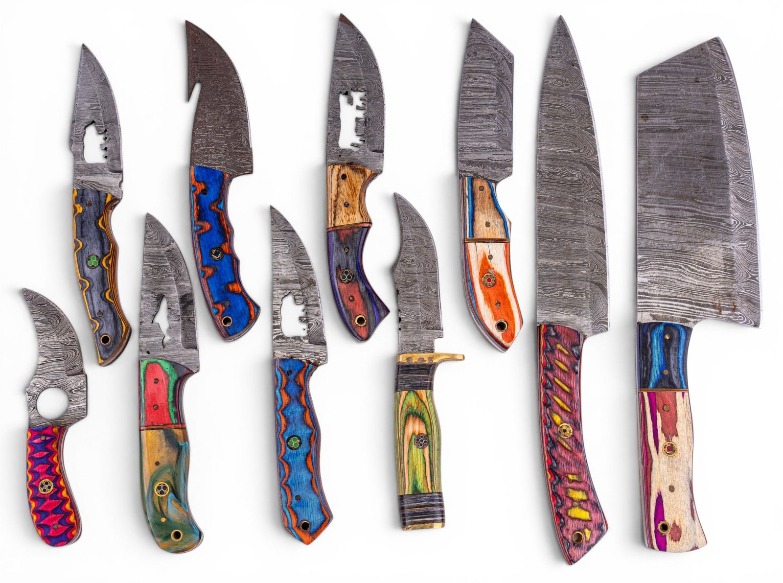 Handmade Damascus Steel Knives (10) (1 of 9)
