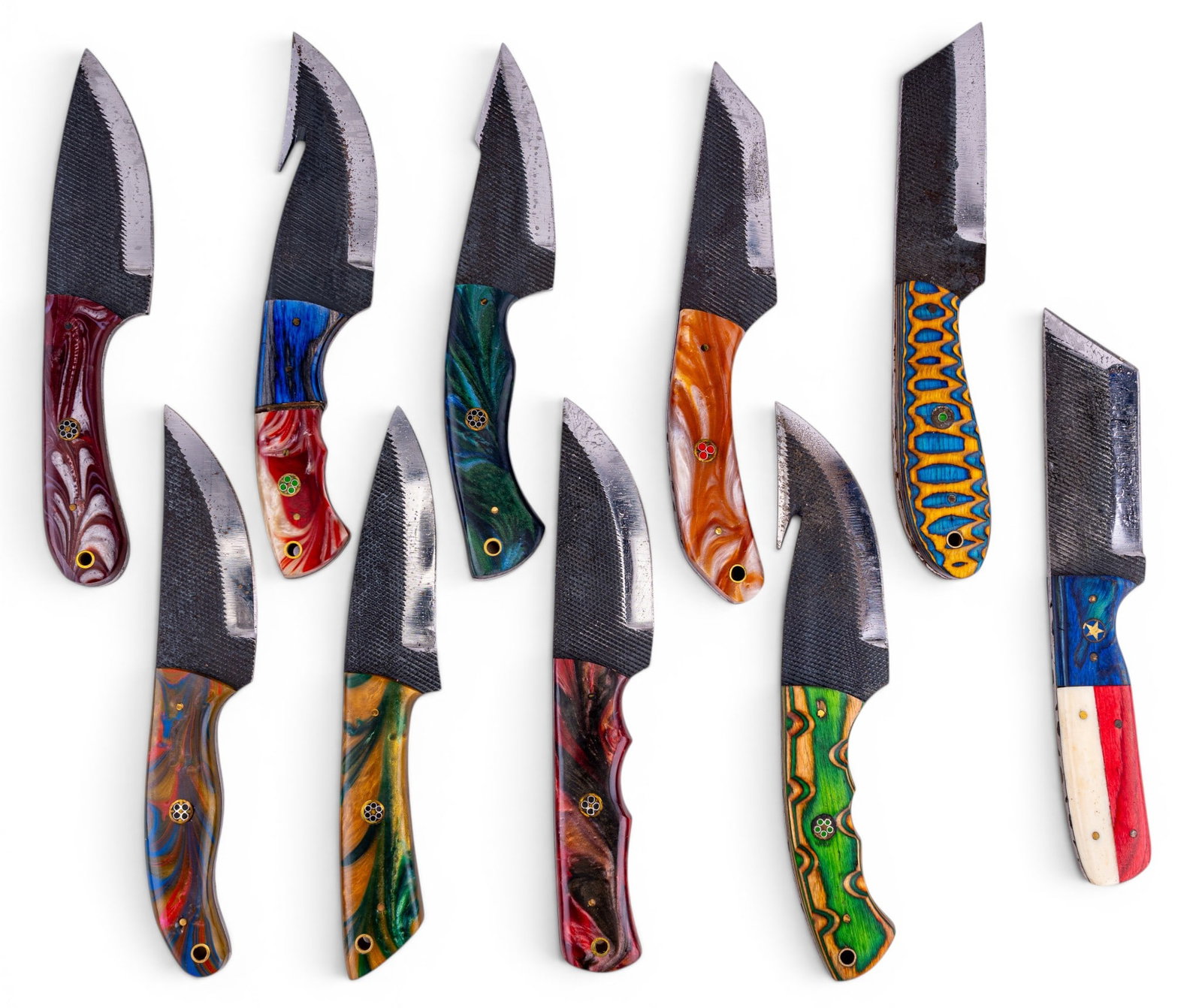 Hunting Knives w/ Re Purposed Blades (10) (1 of 9)