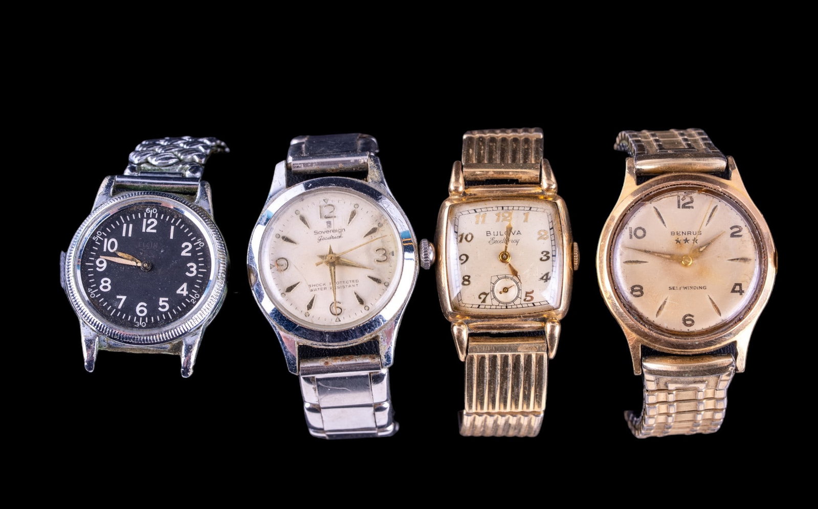 Bulova, Benrus, and Other Vintage Wrist Watches (1 of 11)