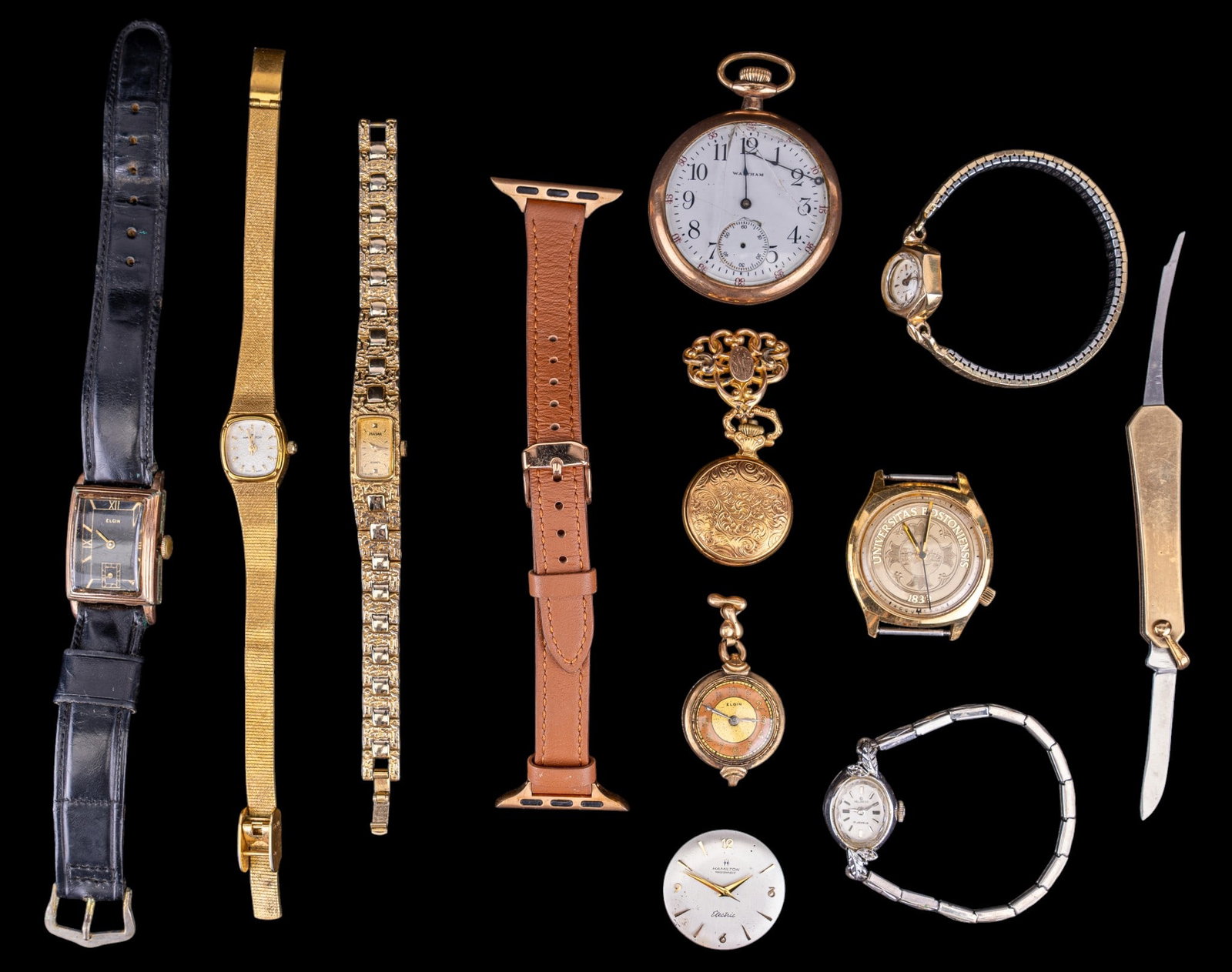Elgin, Hamilton, and Other Wrist & Pocket Watches (1 of 13)
