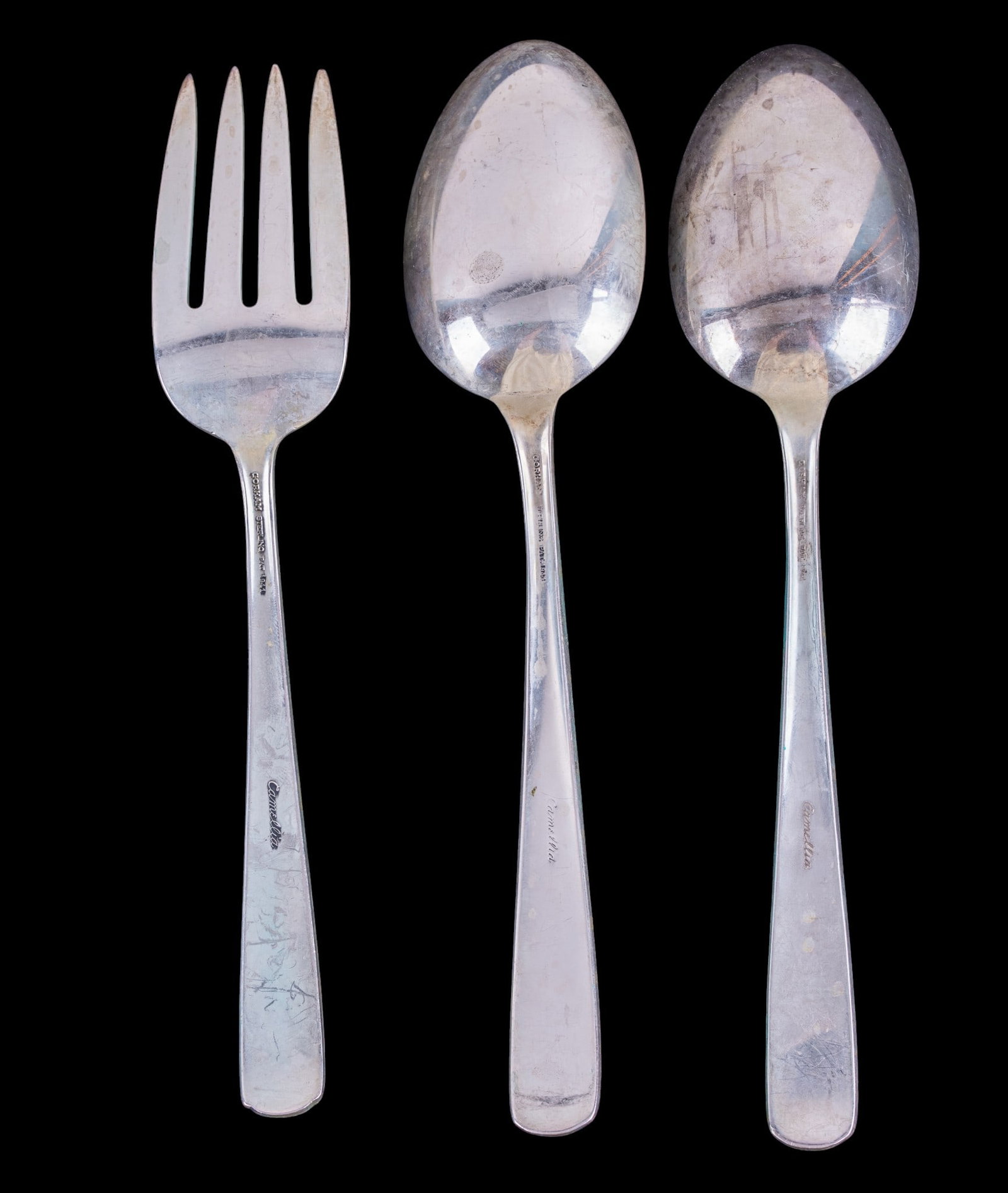 Gorham Camellia Sterling Flatware - 18