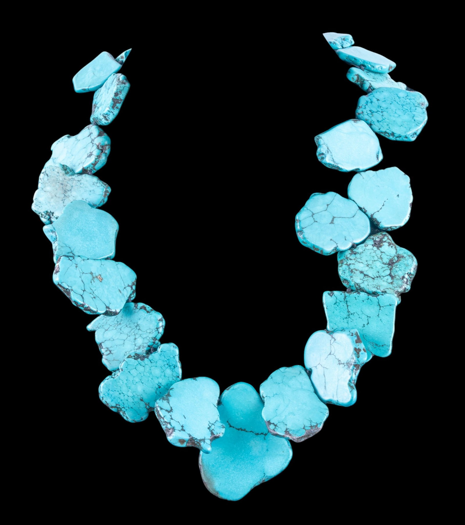 Turquoise and Sterling Necklace (1 of 4)