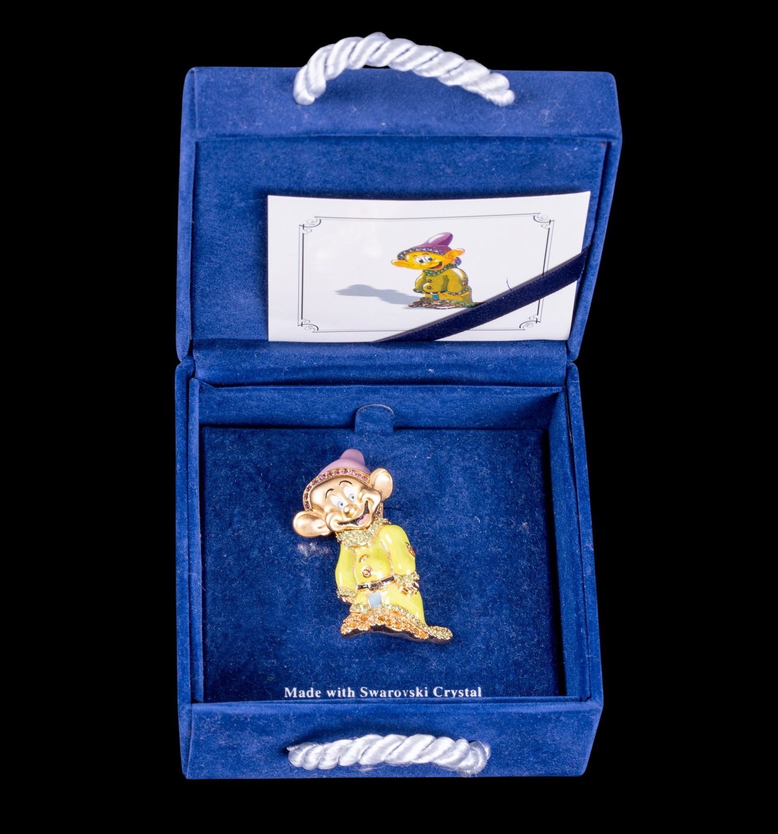 Swarovski Crystal "Dopey" Pin (1 of 6)