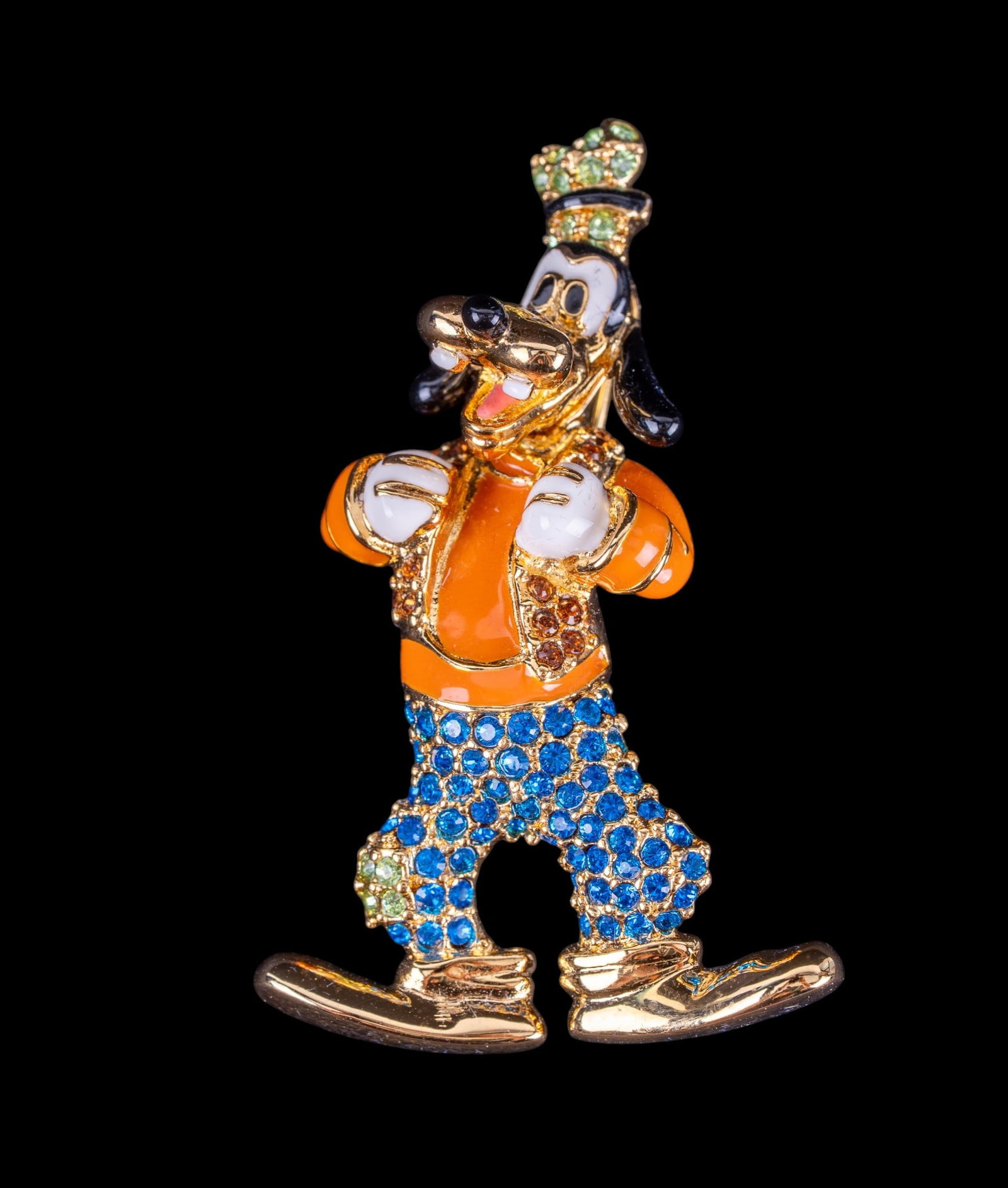 Swarovski Crystal "Goofy" Pin (1 of 6)