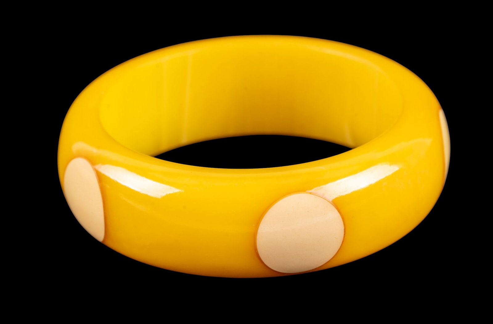 Polka Dot Bakelite Bangles - 2