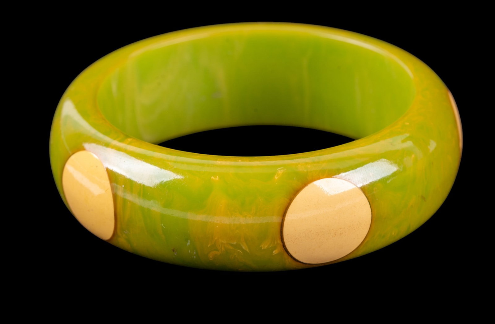 Polka Dot Bakelite Bangles - 3