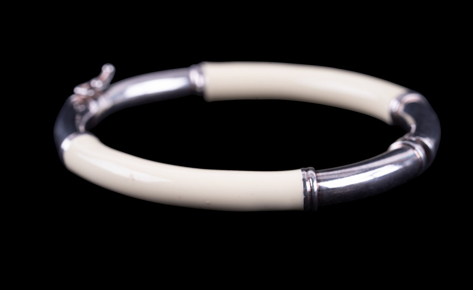 Sterling Silver Hinged Bangle Bracelets - 5