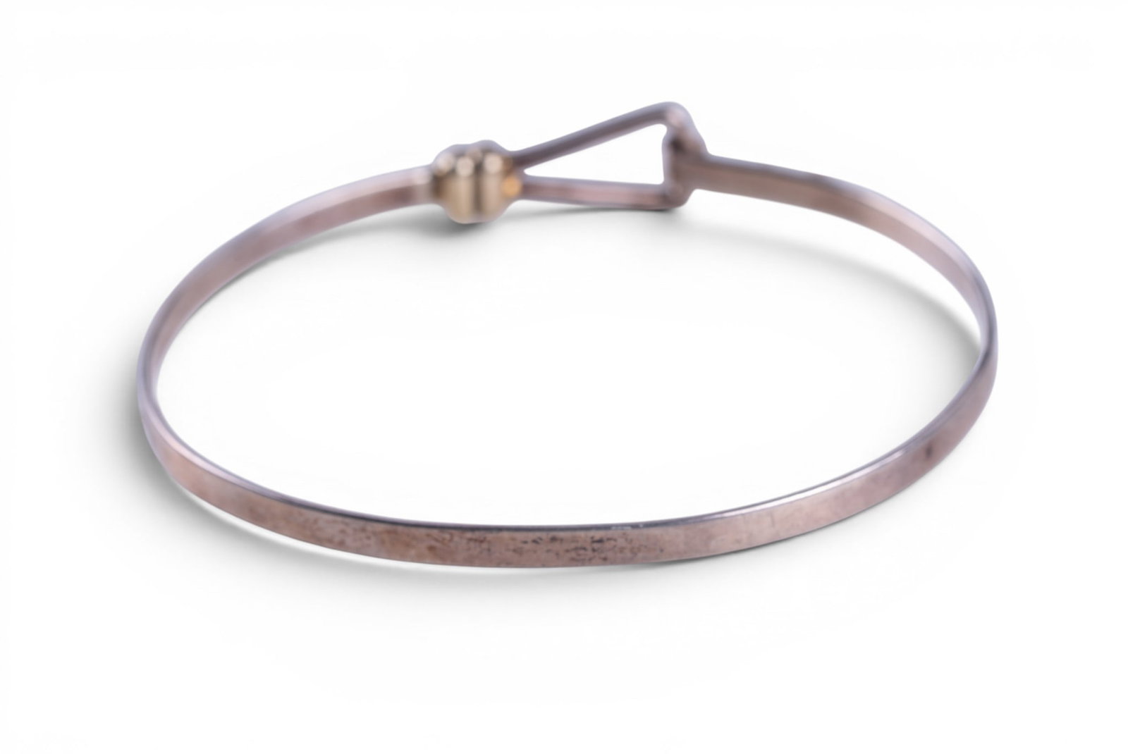 Sterling Silver Hinged Bangle Bracelets - 9