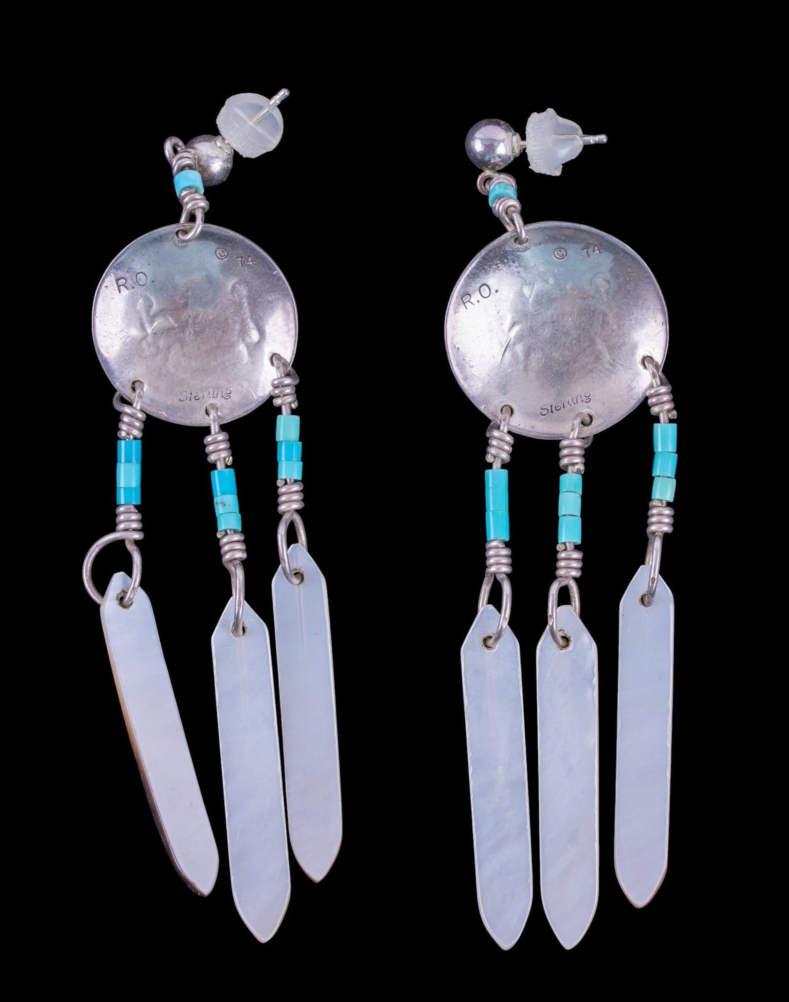 Native Signed Earrings - 2
