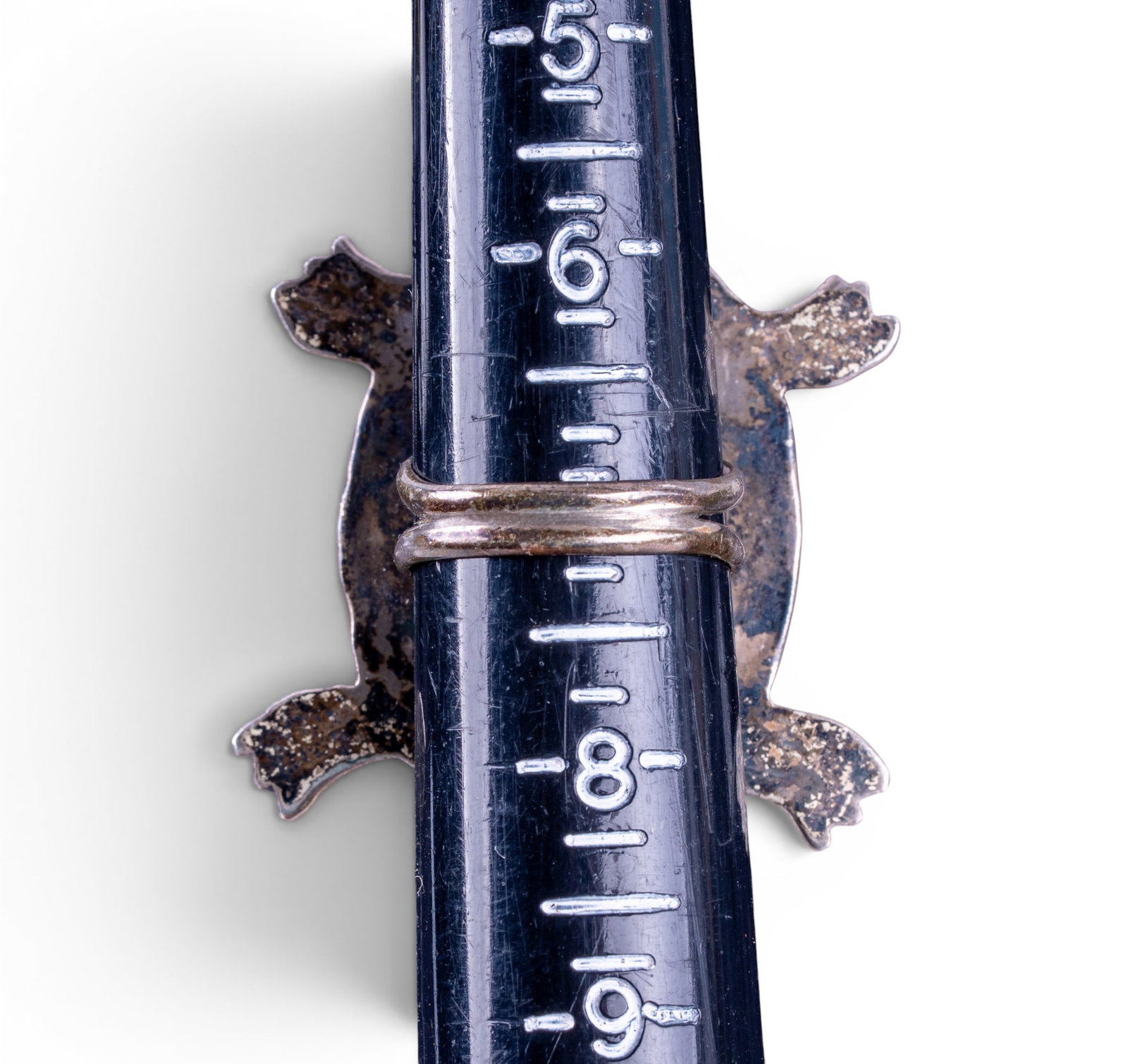 Early Native Style Turtle Ring - 5
