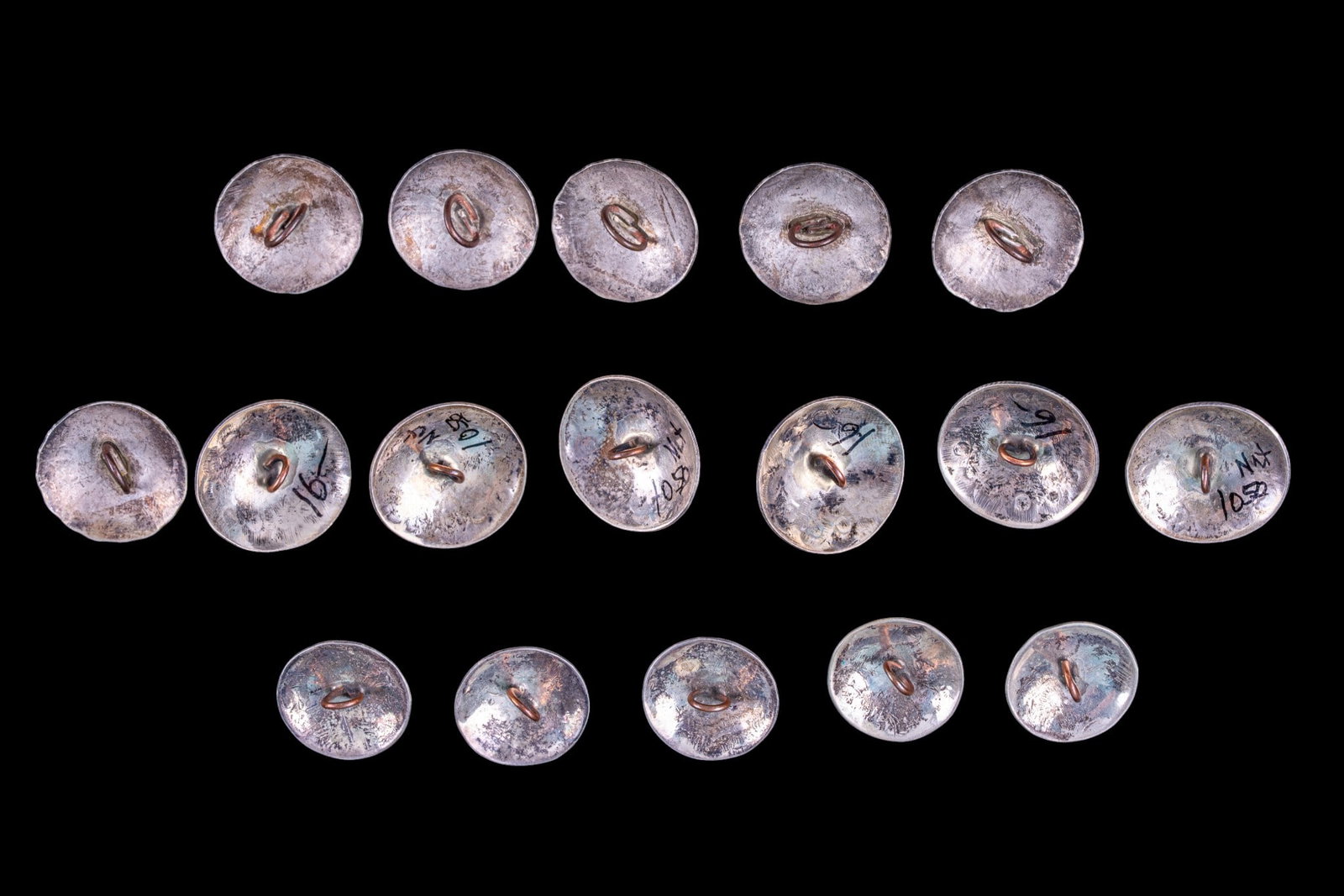 Silver Concho Buttons - 2