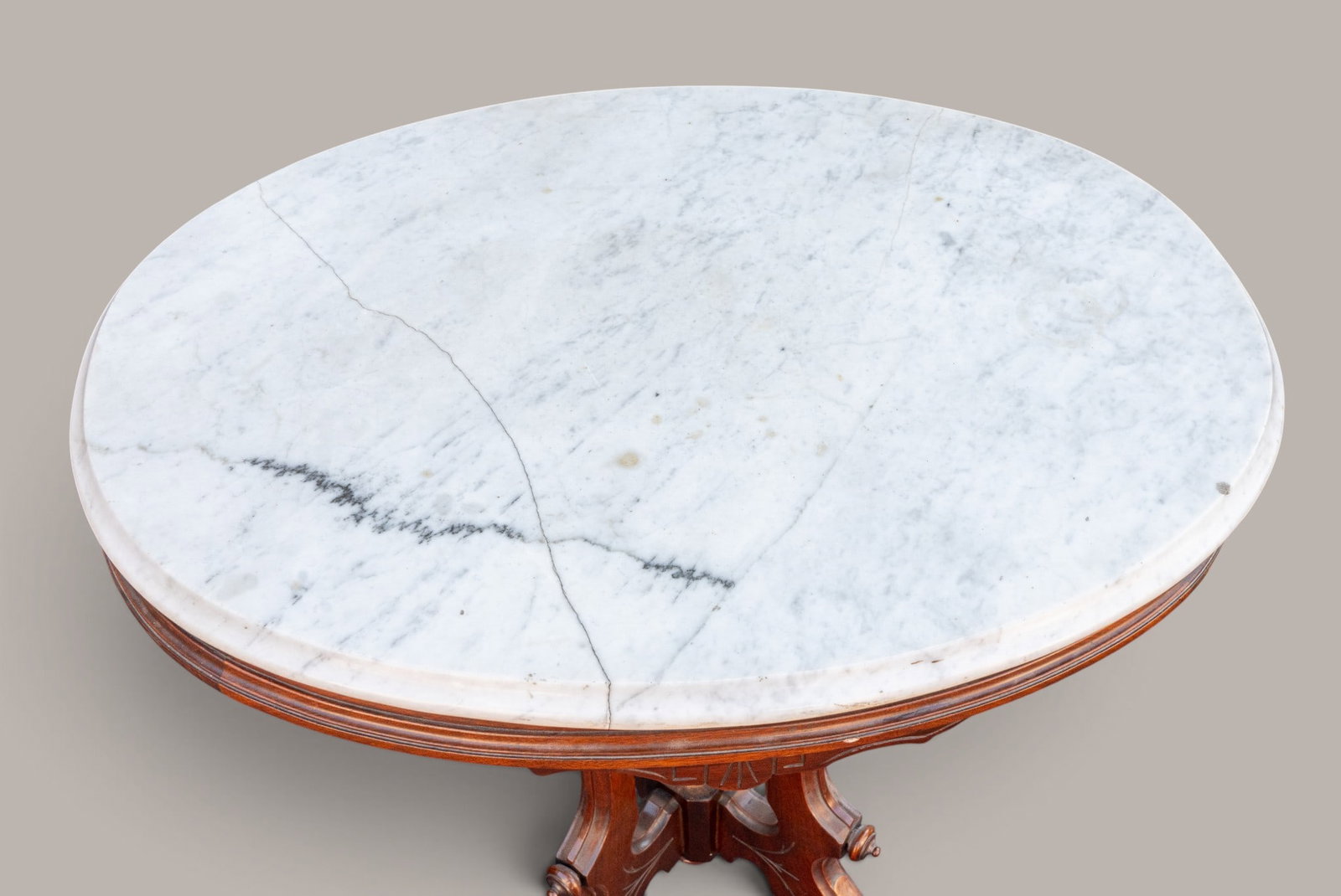 Victorian Walnut Parlor Table - 9