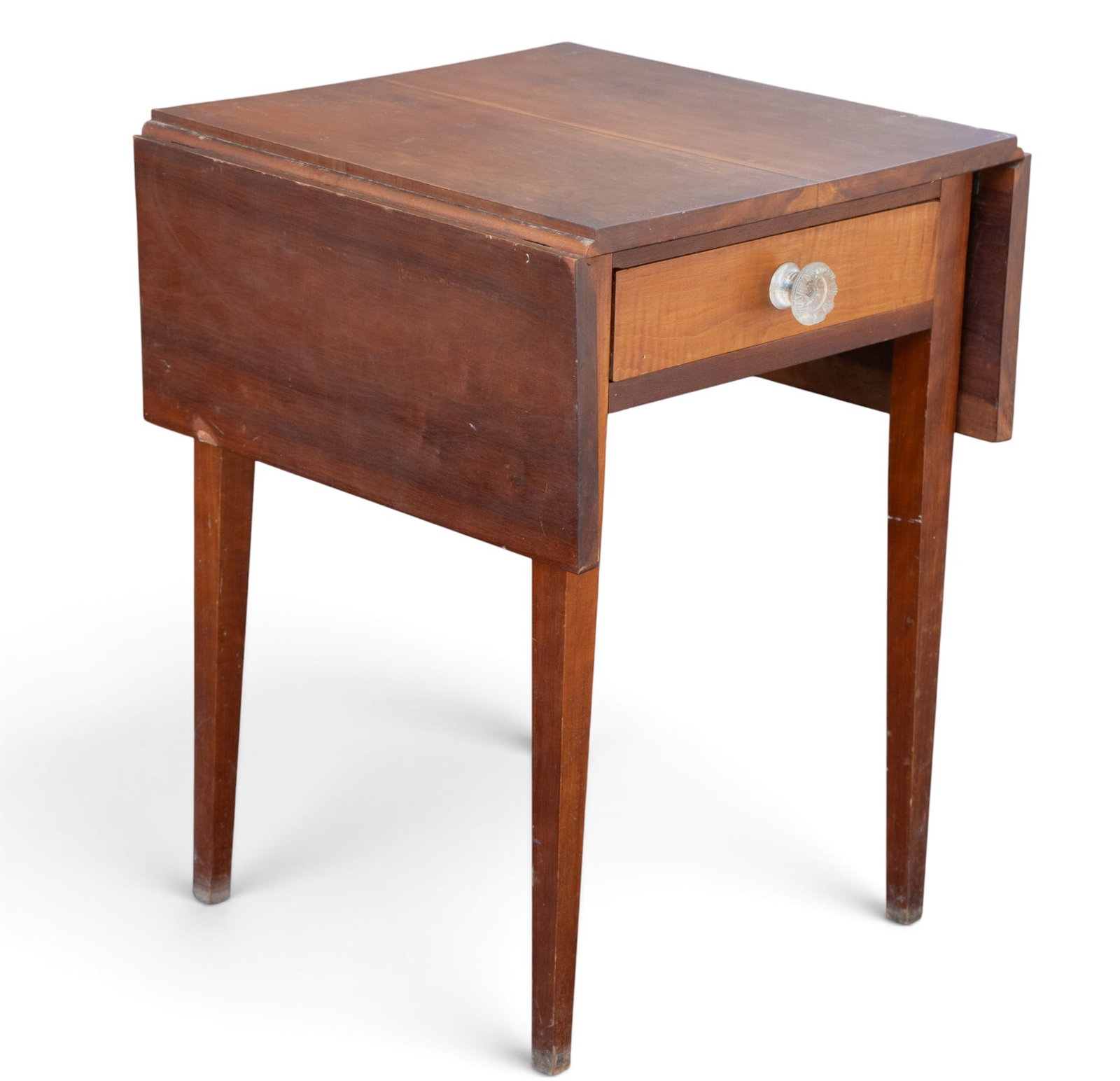 One-Drawer Drop Leaf Hall Table - 2