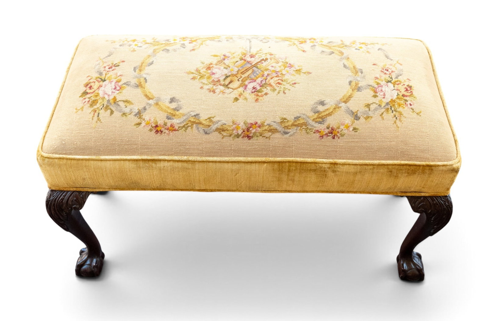 Chippendale-Style Window Bench - 2