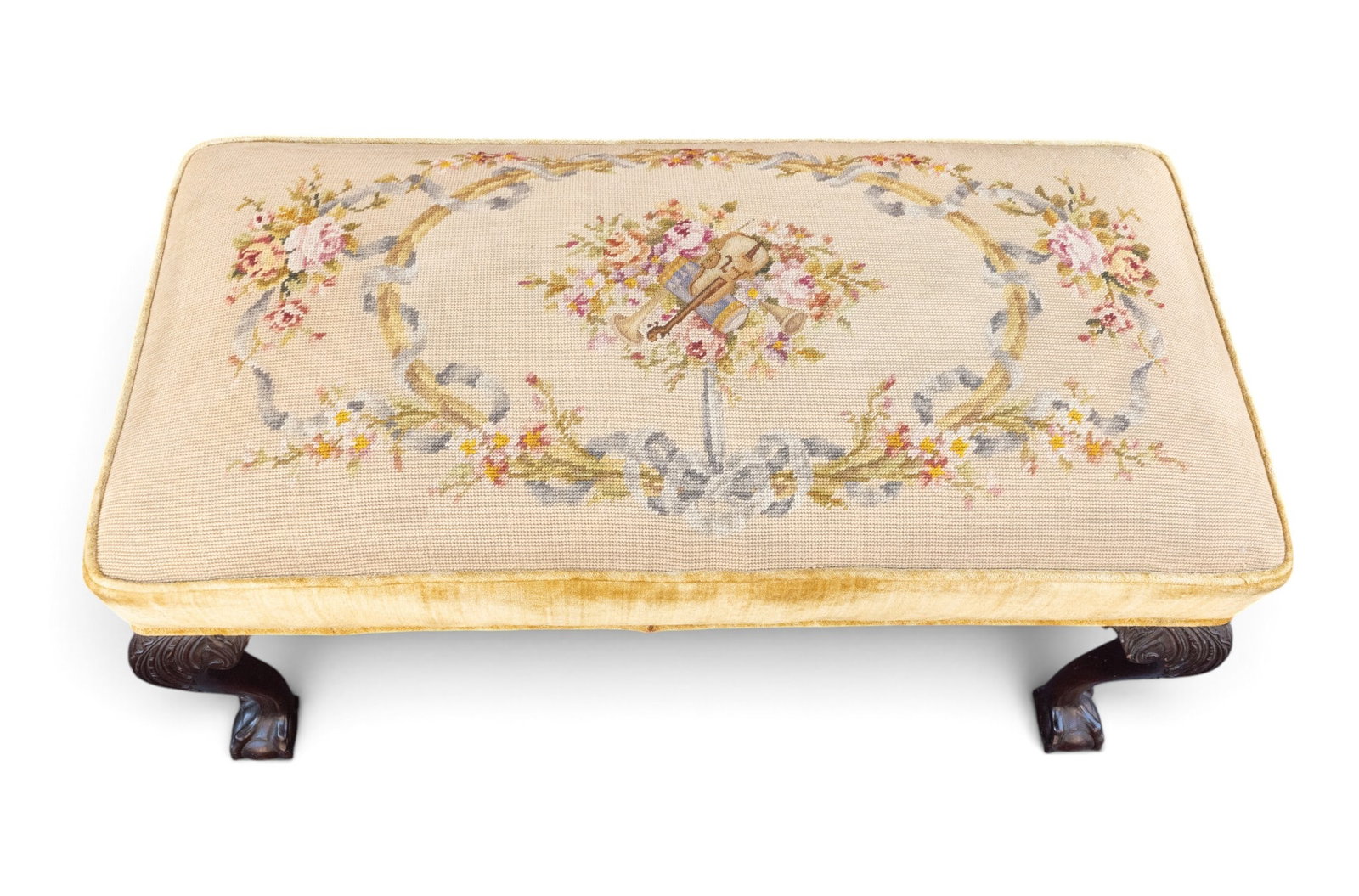 Chippendale-Style Window Bench - 3