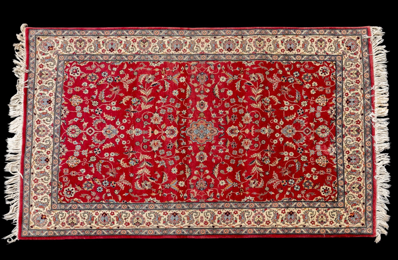 Hand-Knotted Floral Oriental Rug (1 of 8)