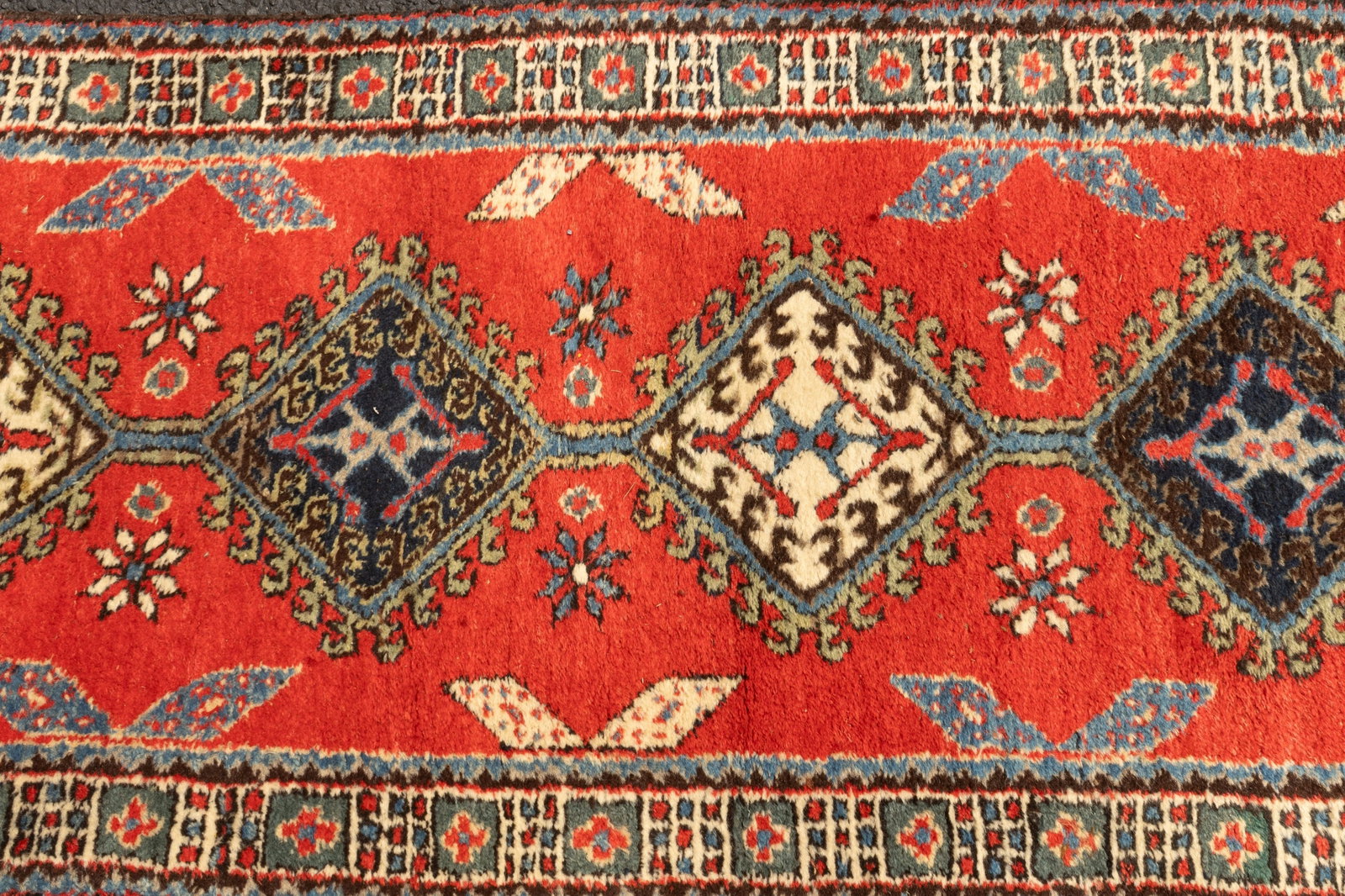 Persian Wool Geometric Runner - 2