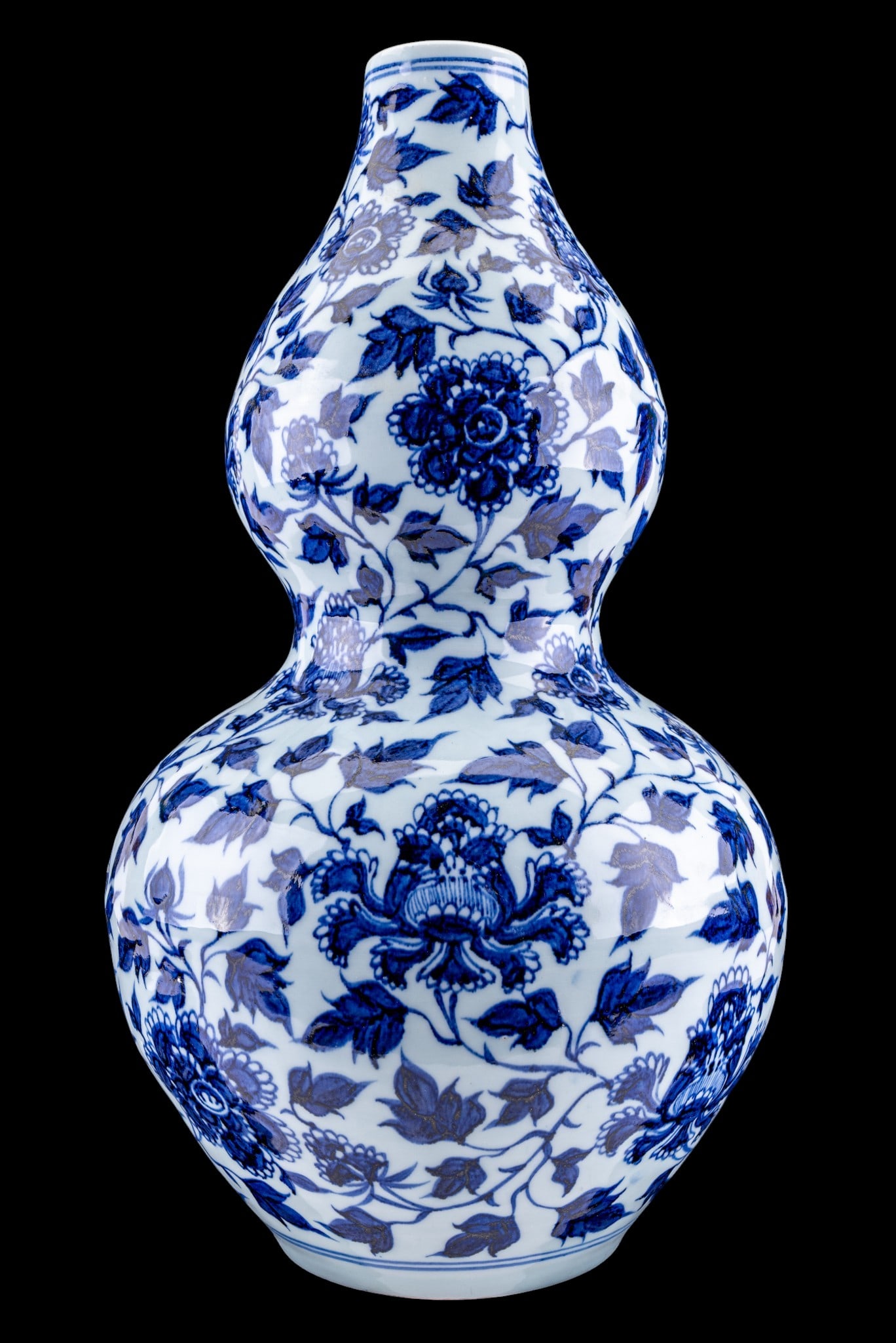 Chinese Blue and White Double Gourd Vase (1 of 7)