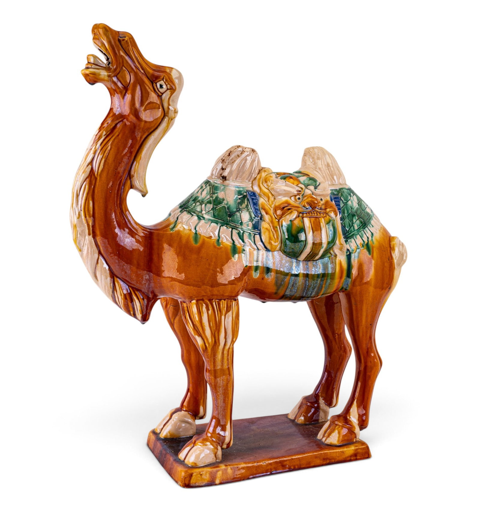 Chinese Tang Style Sancai Camel Statuette (1 of 10)