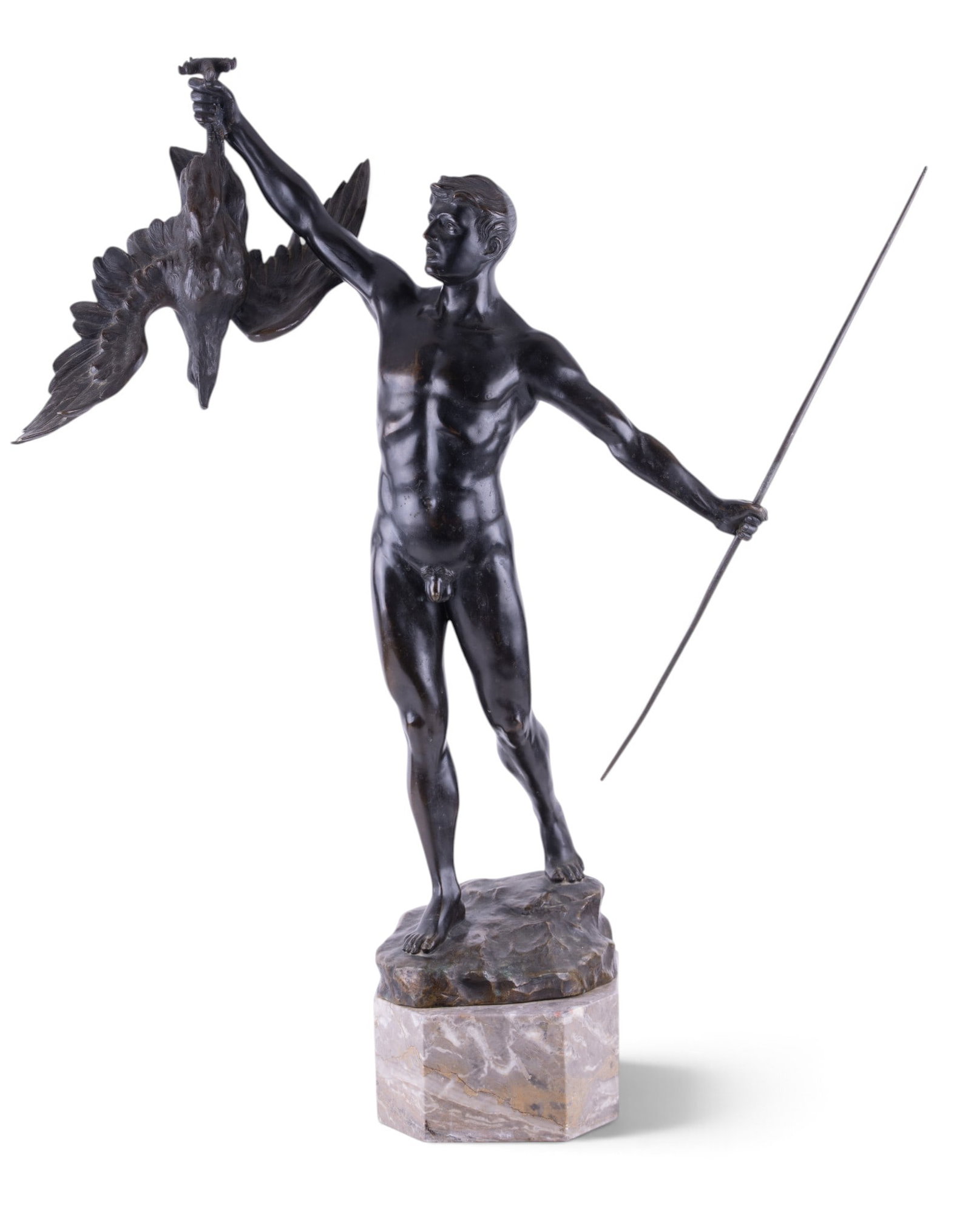 Julias Paul Schmidt-Felling Bronze Archer w/ Game (1 of 12)
