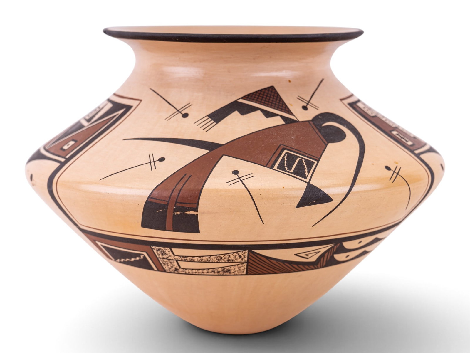 Hopi Pottery Pot, Agnes Nahsonhoya (1 of 7)