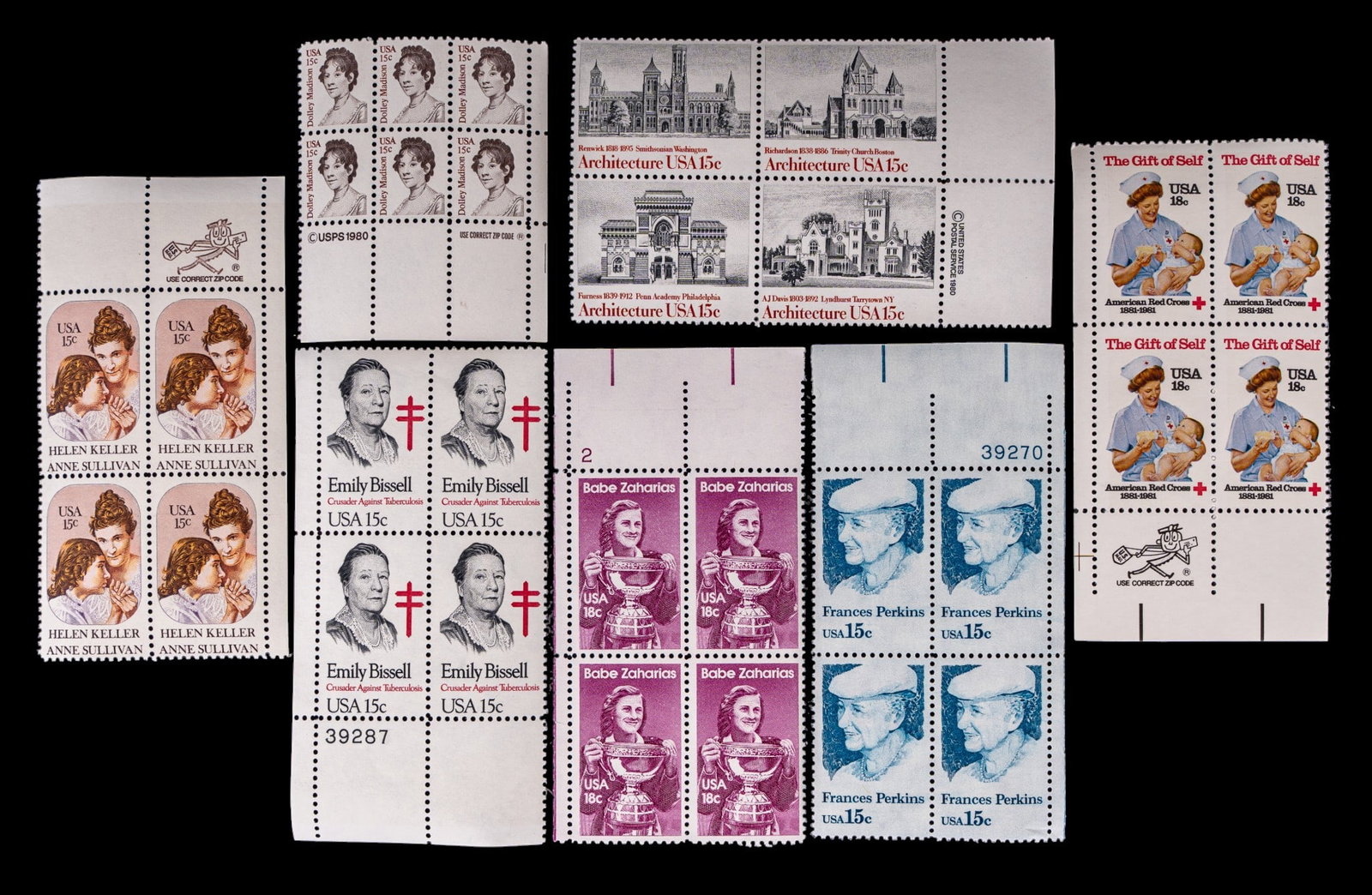 Mint U.S. Postage Stamps - 5