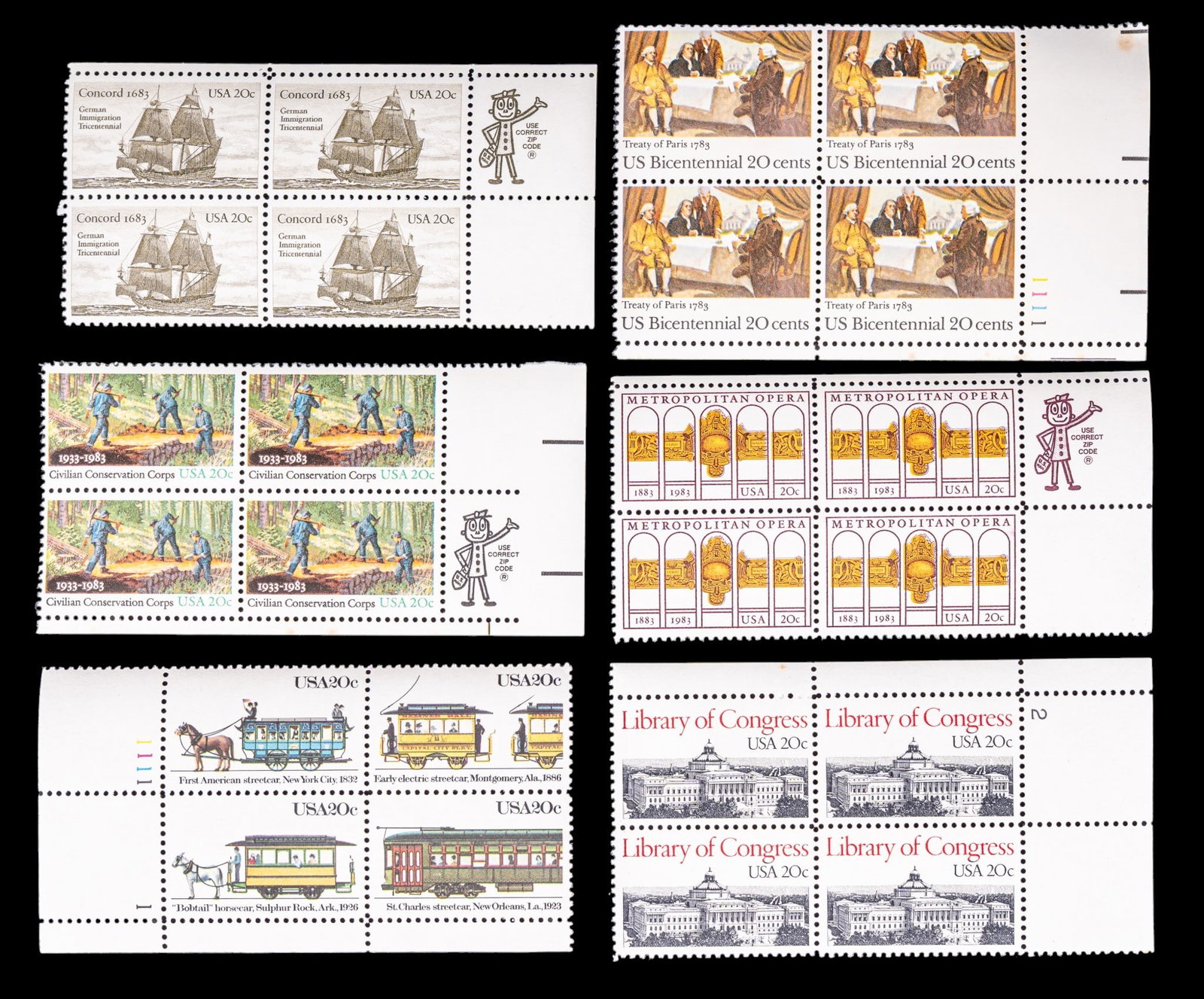Mint U.S. Postage Stamps - 4