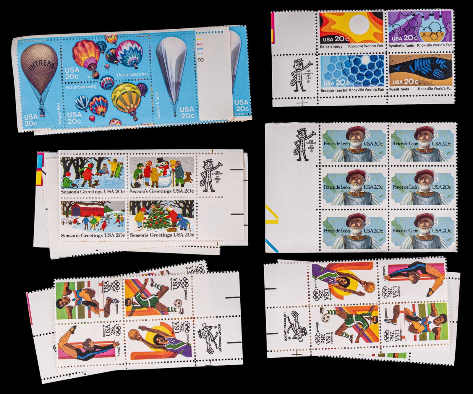 Mint U.S. Postage Stamps - 5
