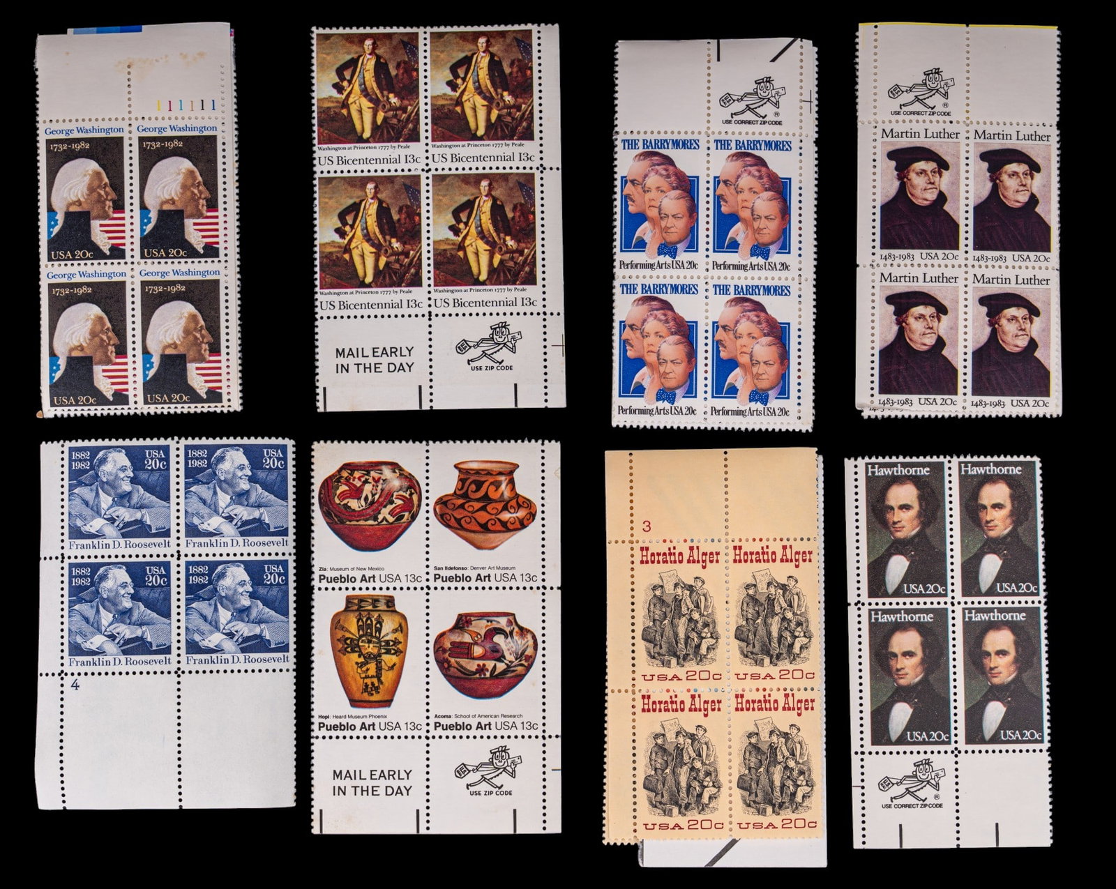Mint U.S. Postage Stamps - 6