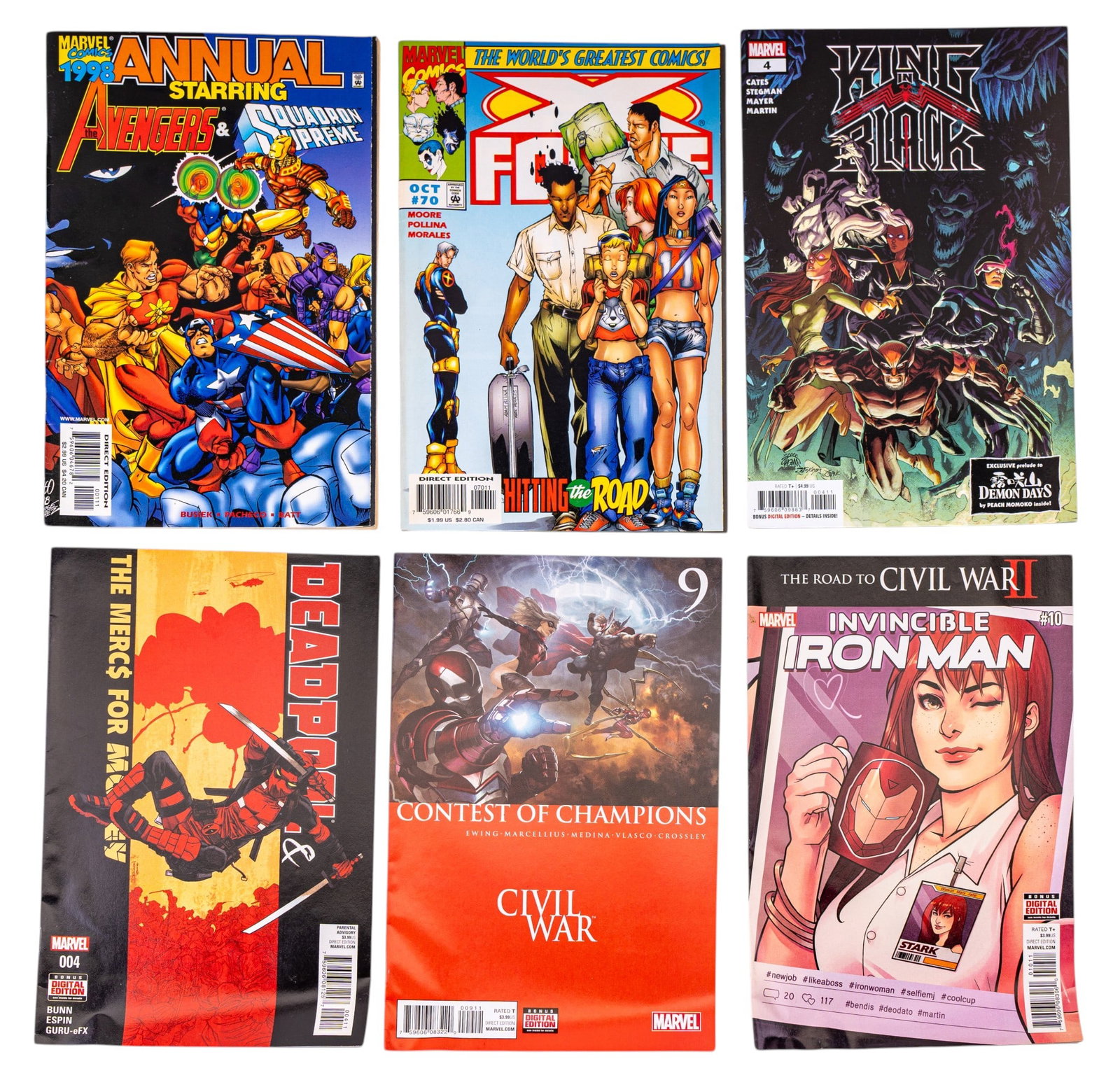 Marvel Comic Book Grouping - 5