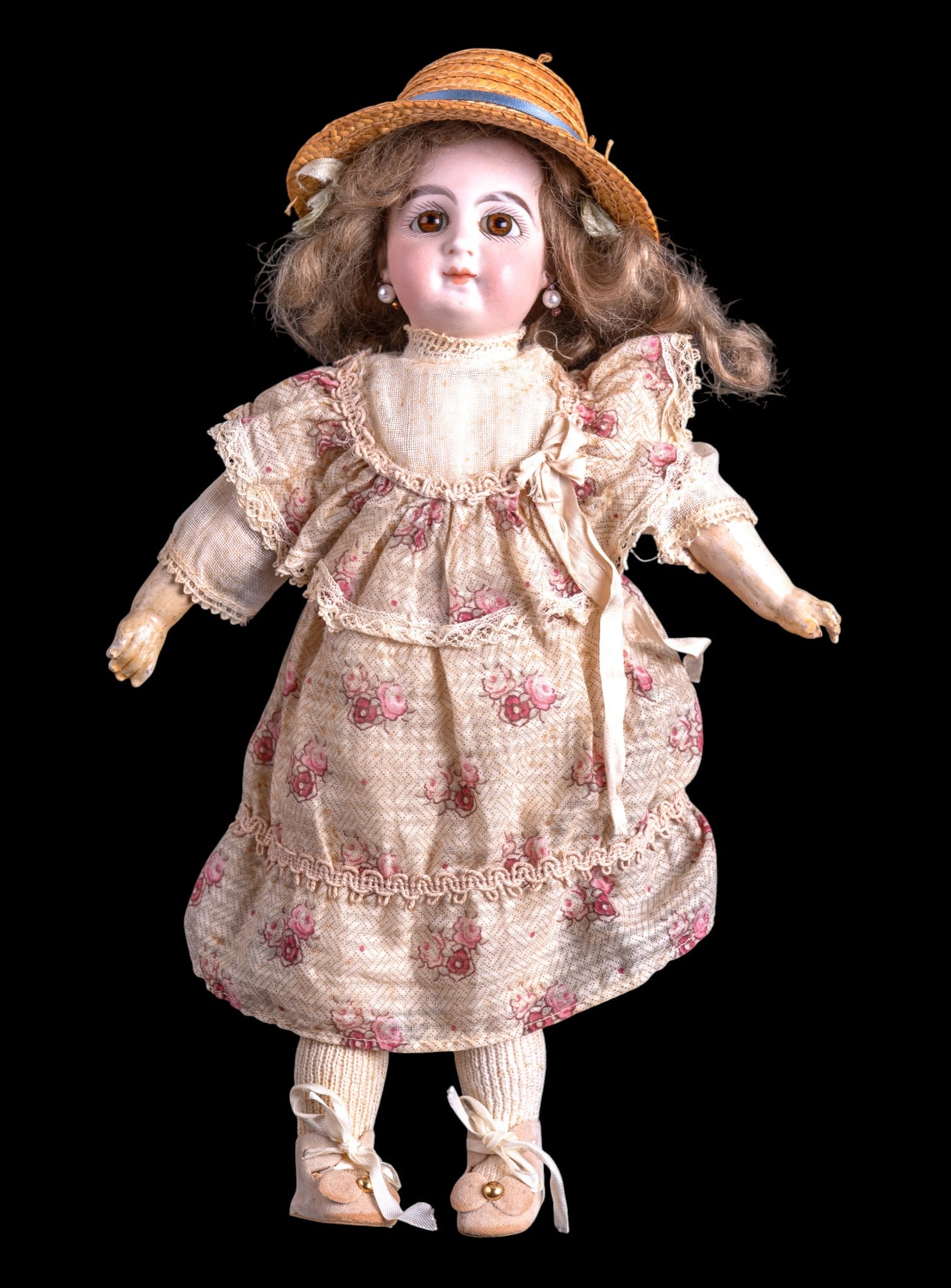 Wilhelm Dehler Bisque Porcelain Doll (1 of 7)