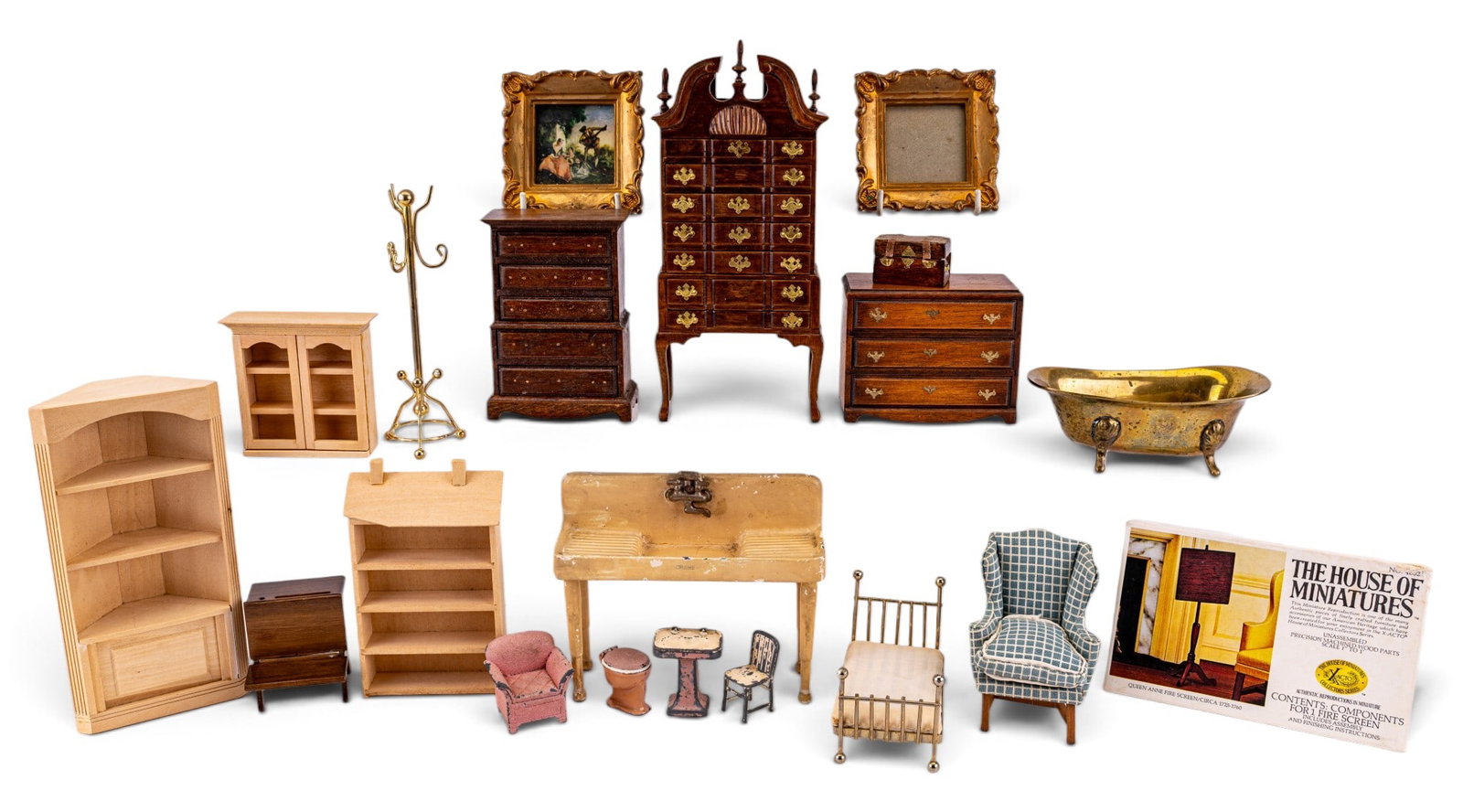 Vintage Wood and Other Dollhouse Furniture (1 of 9)